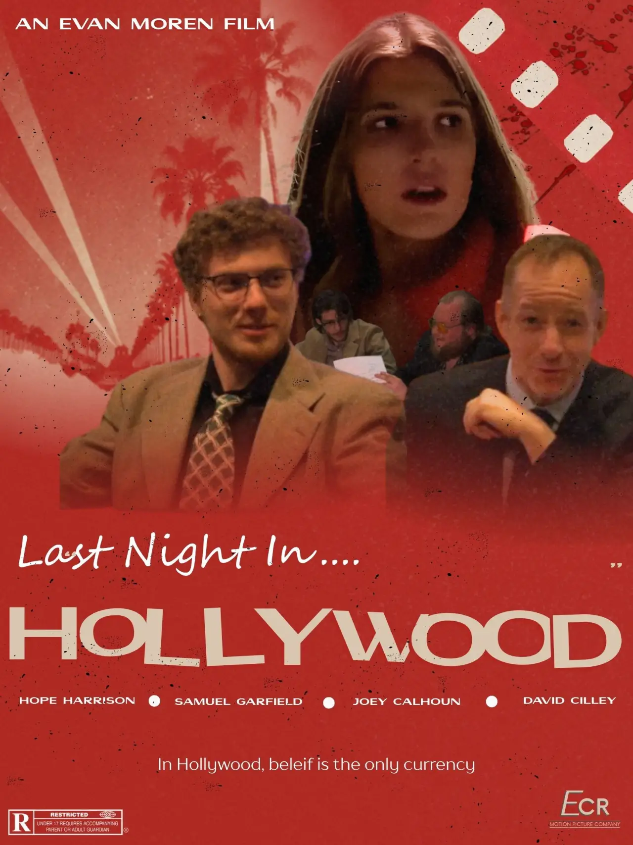 Movie poster "Last Night In..."Hollywood""