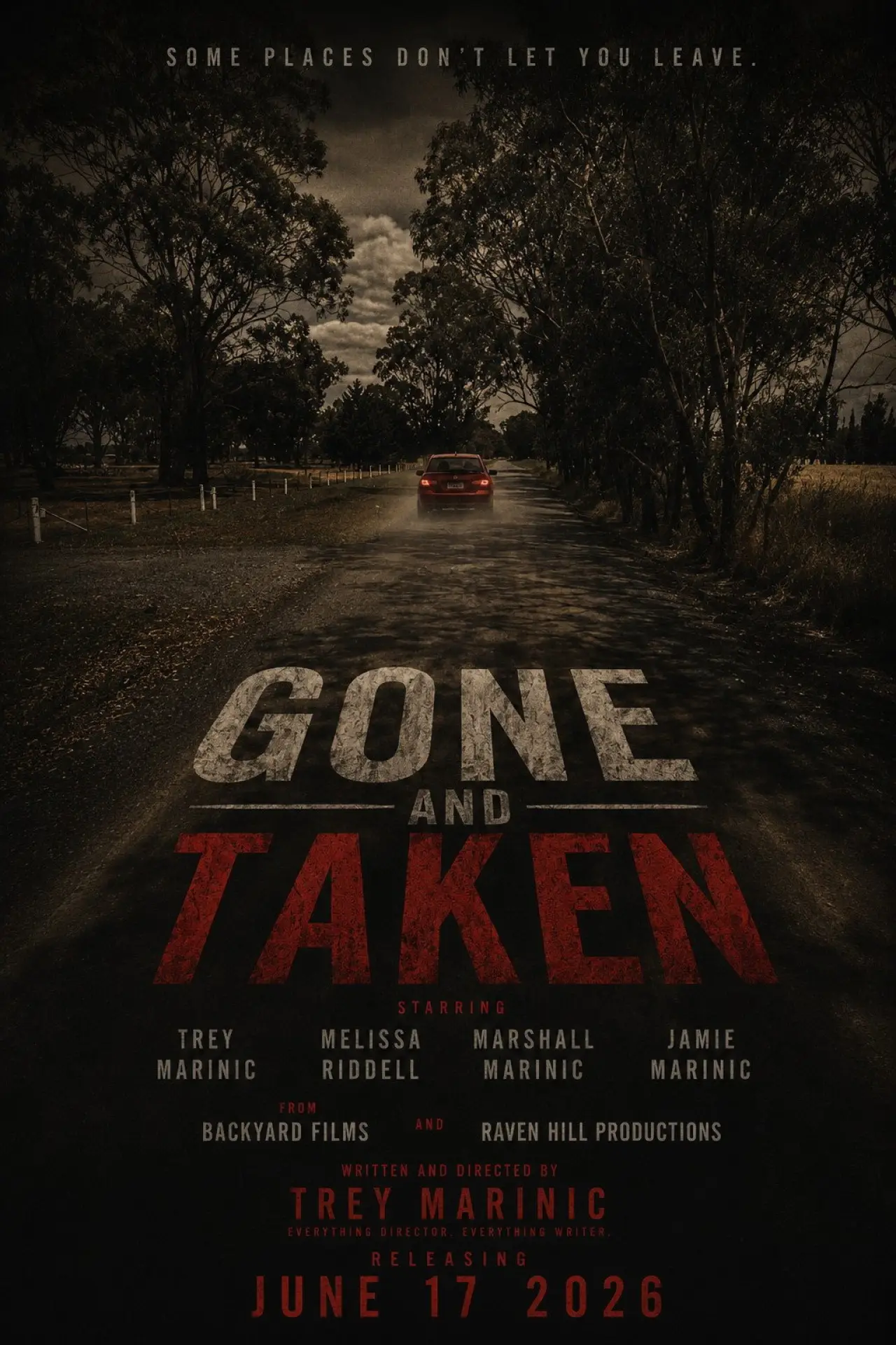 Movie poster "Gone and Taken"