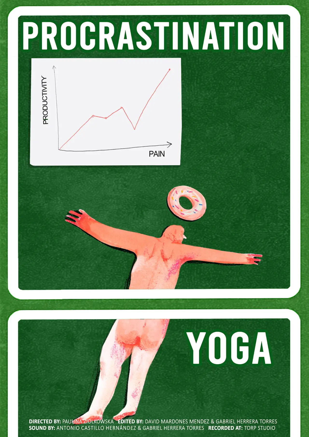 Movie poster "Procrastination Yoga"