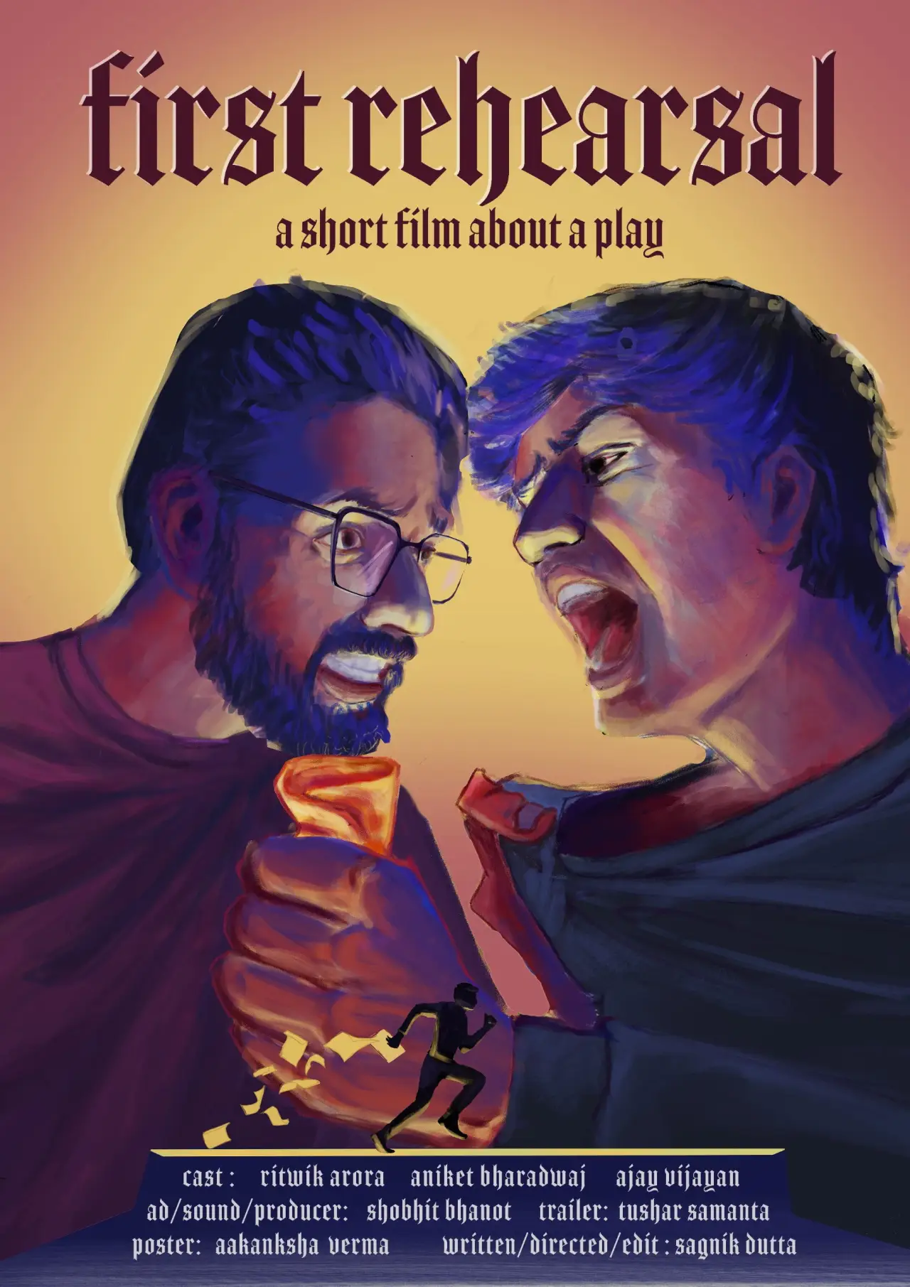 Movie poster "First Rehearsal"