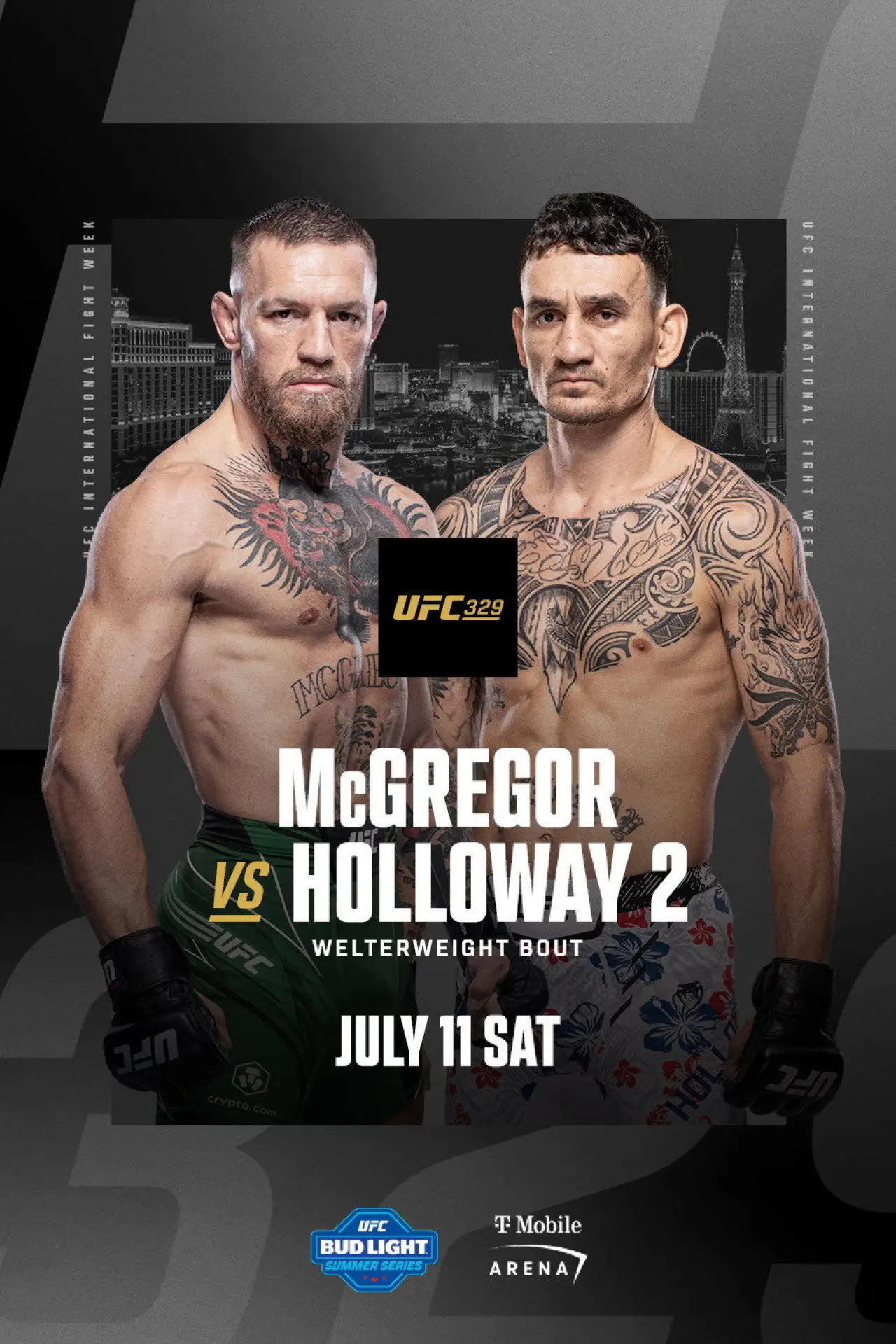 Movie poster "UFC 329: McGregor vs. Holloway 2"
