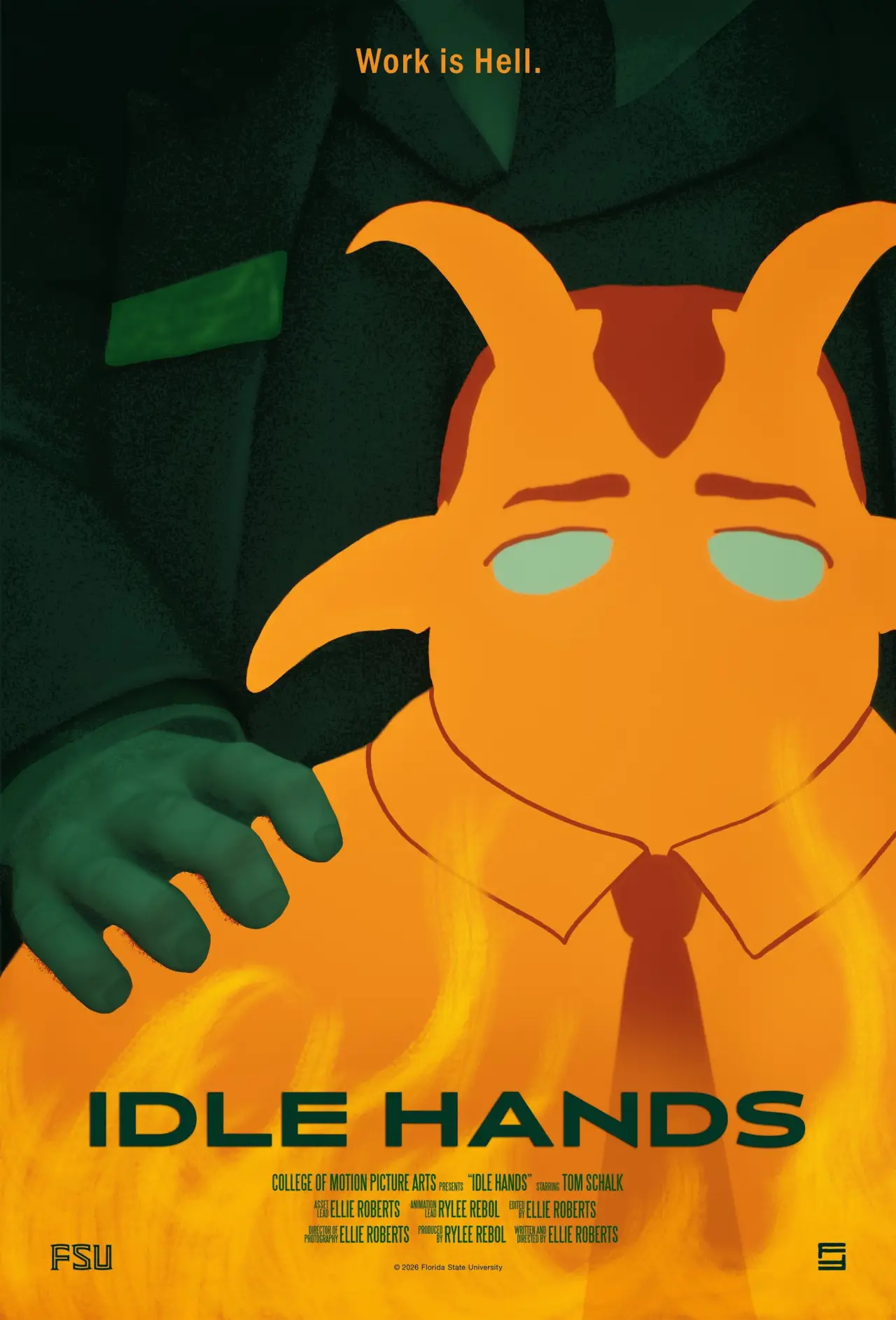 Movie poster "Idle Hands"