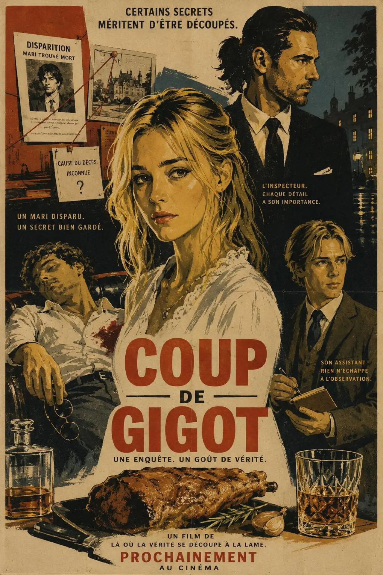 Movie poster "Coup de Gigot"