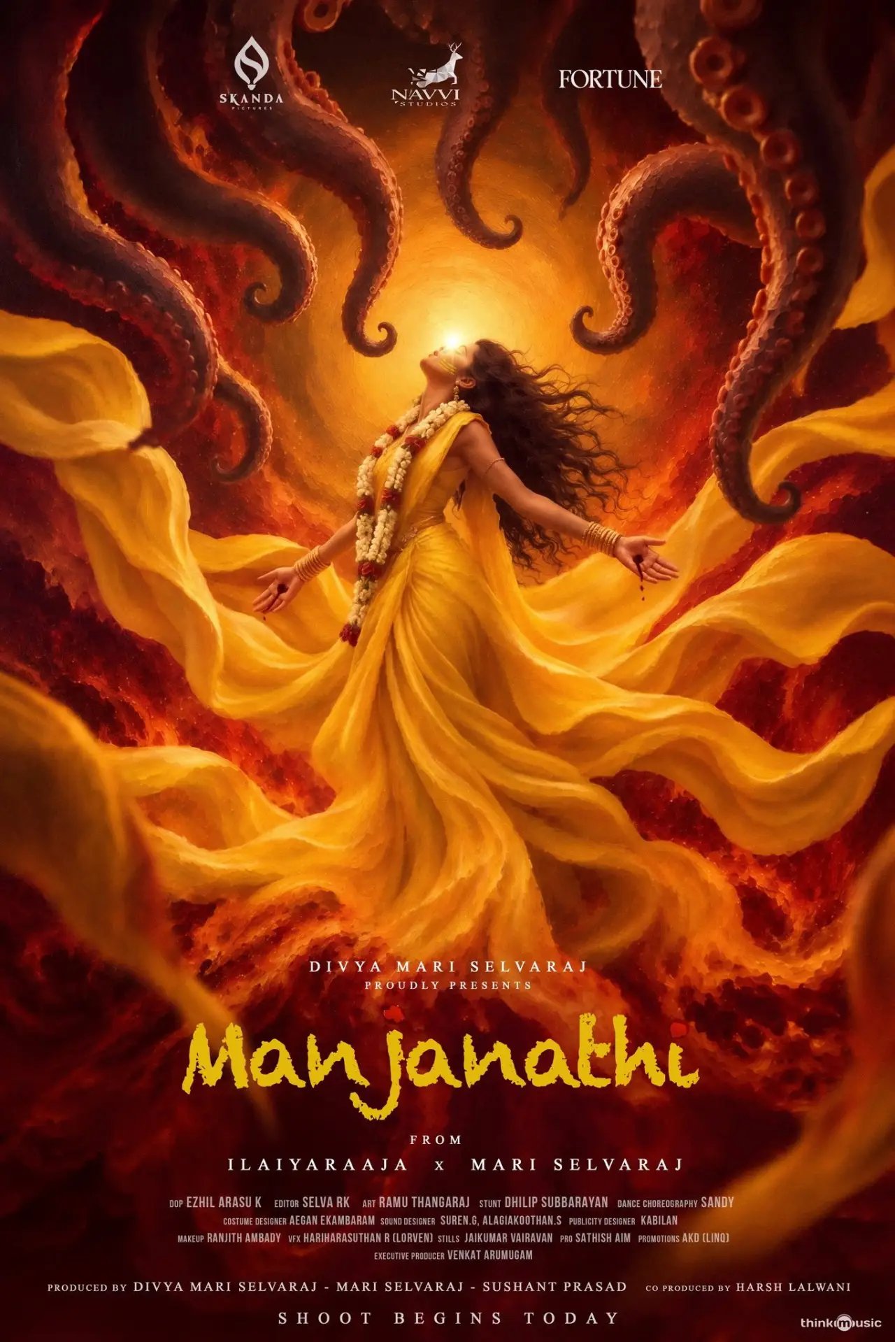 Movie poster "Manjanathi"