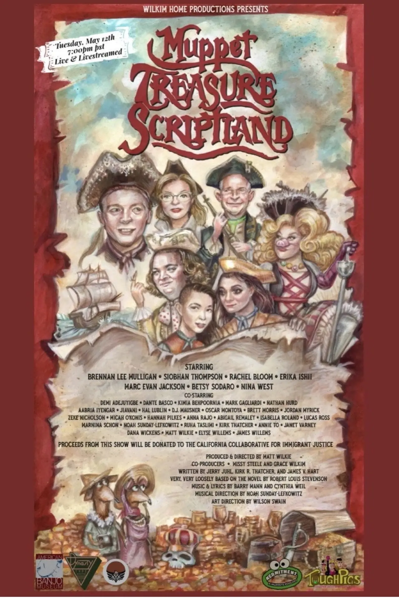 Movie poster "Muppet Treasure Scriptland"