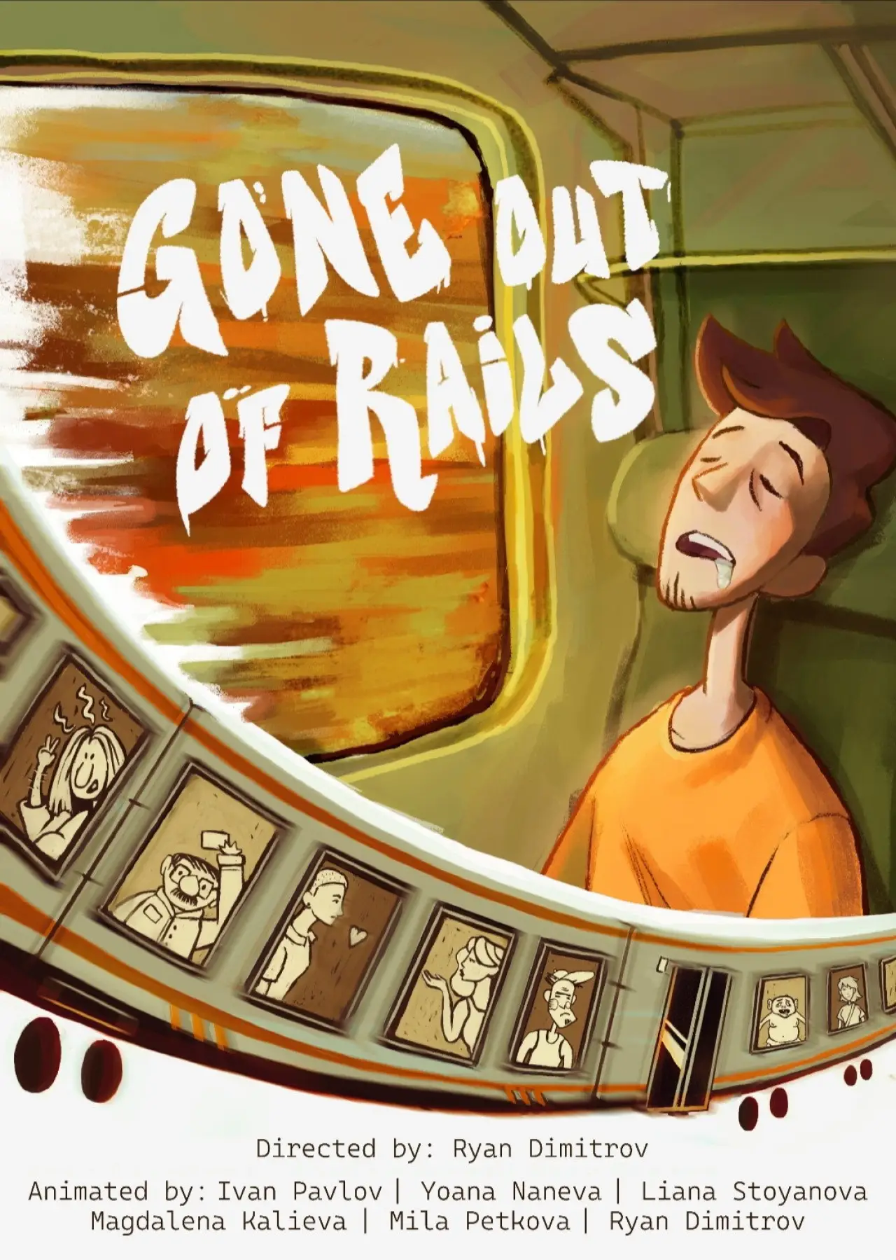 Movie poster "Gone out of rails"