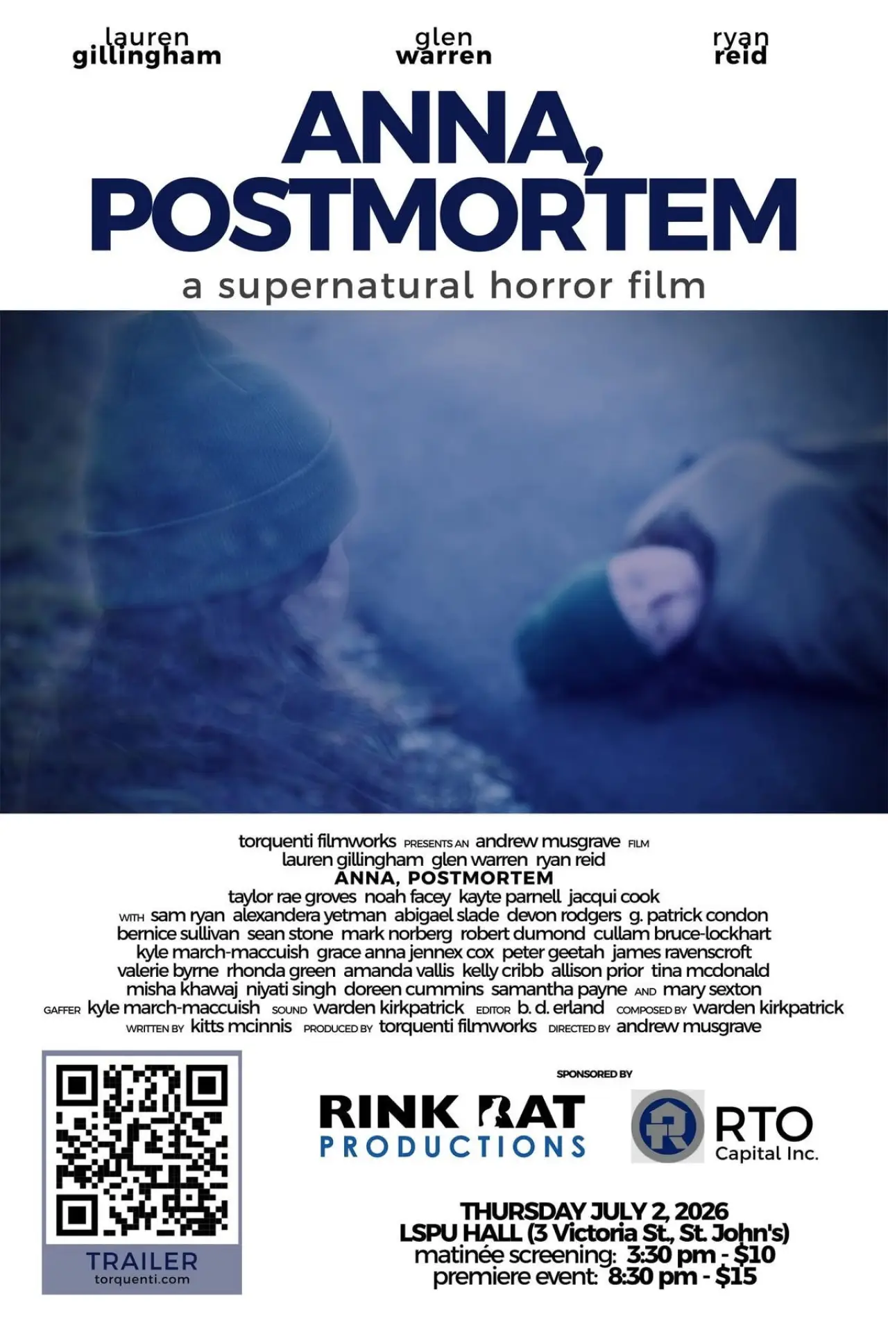 Movie poster "Anna, Postmortem"