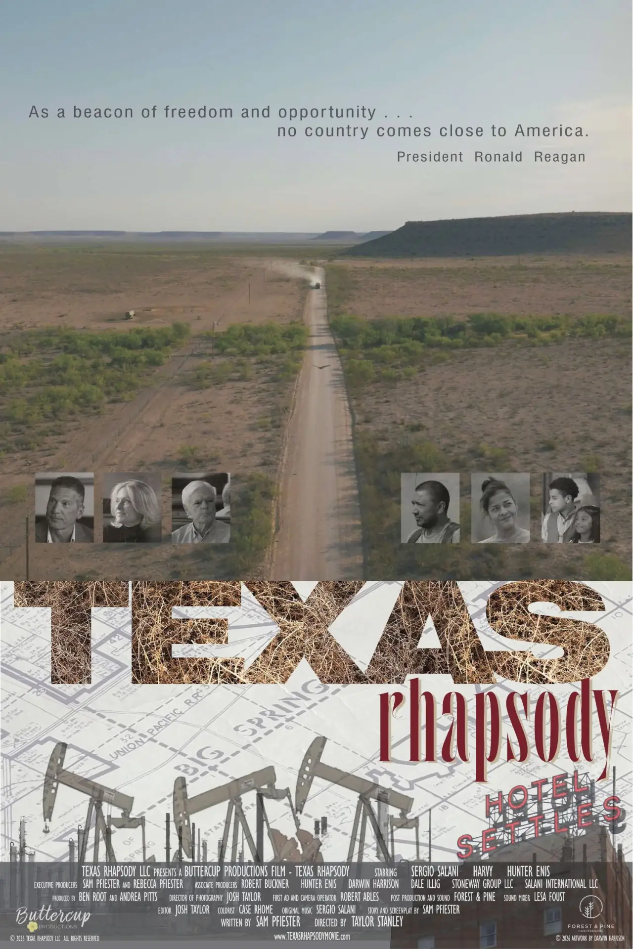 Movie poster "Texas Rhapsody"
