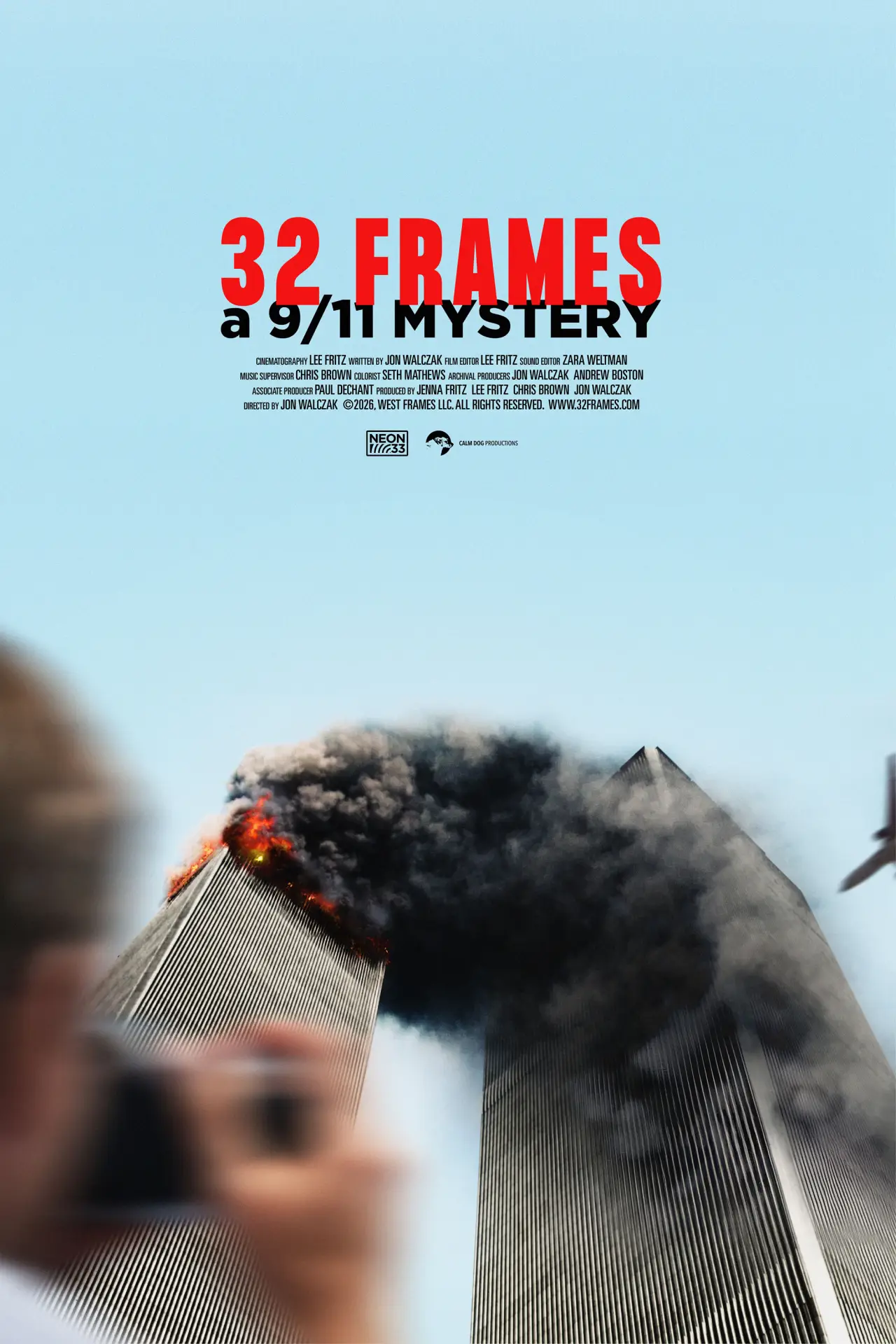Movie poster "32 Frames: A 9/11 Mystery"