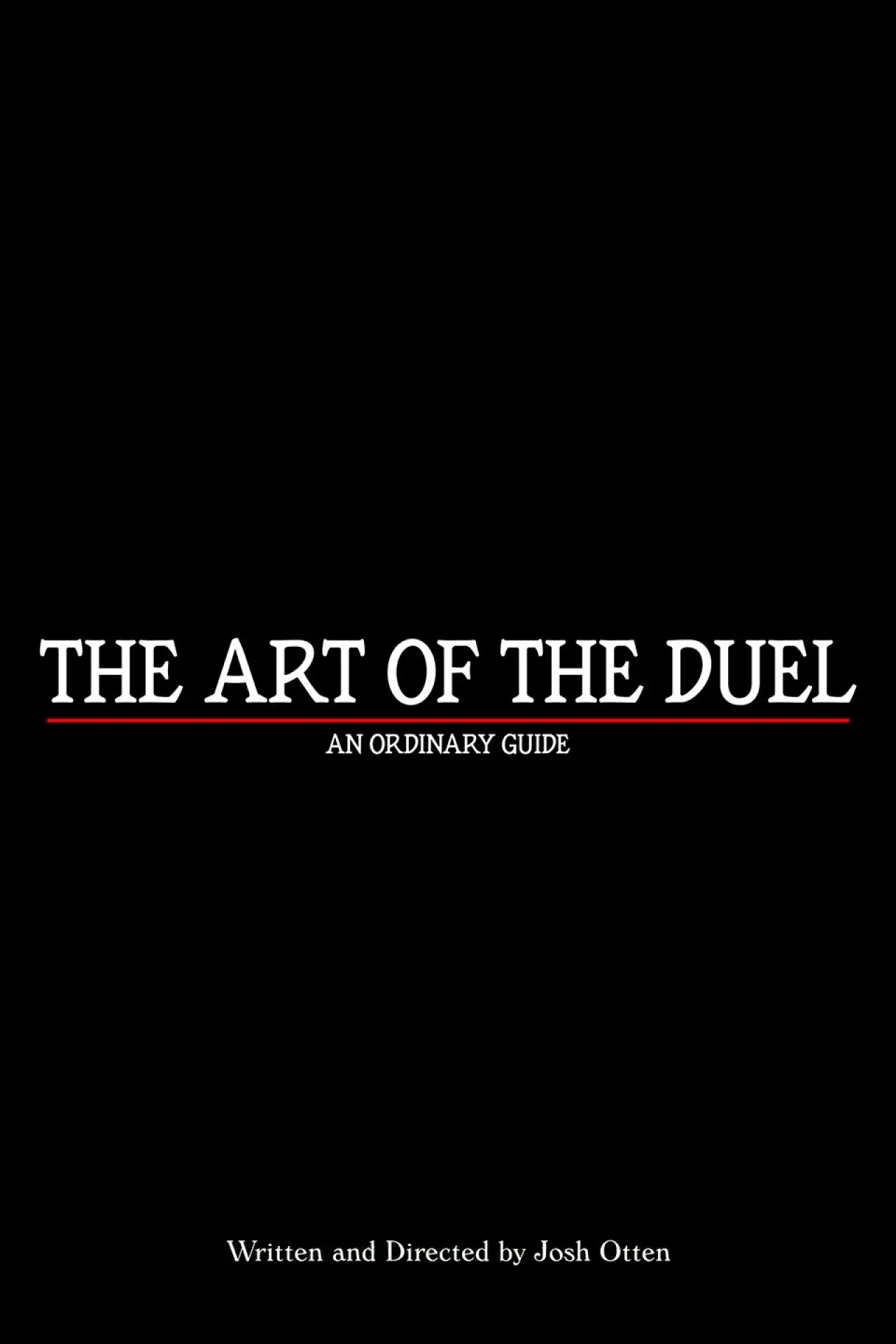 Movie poster "The Art of the Duel"