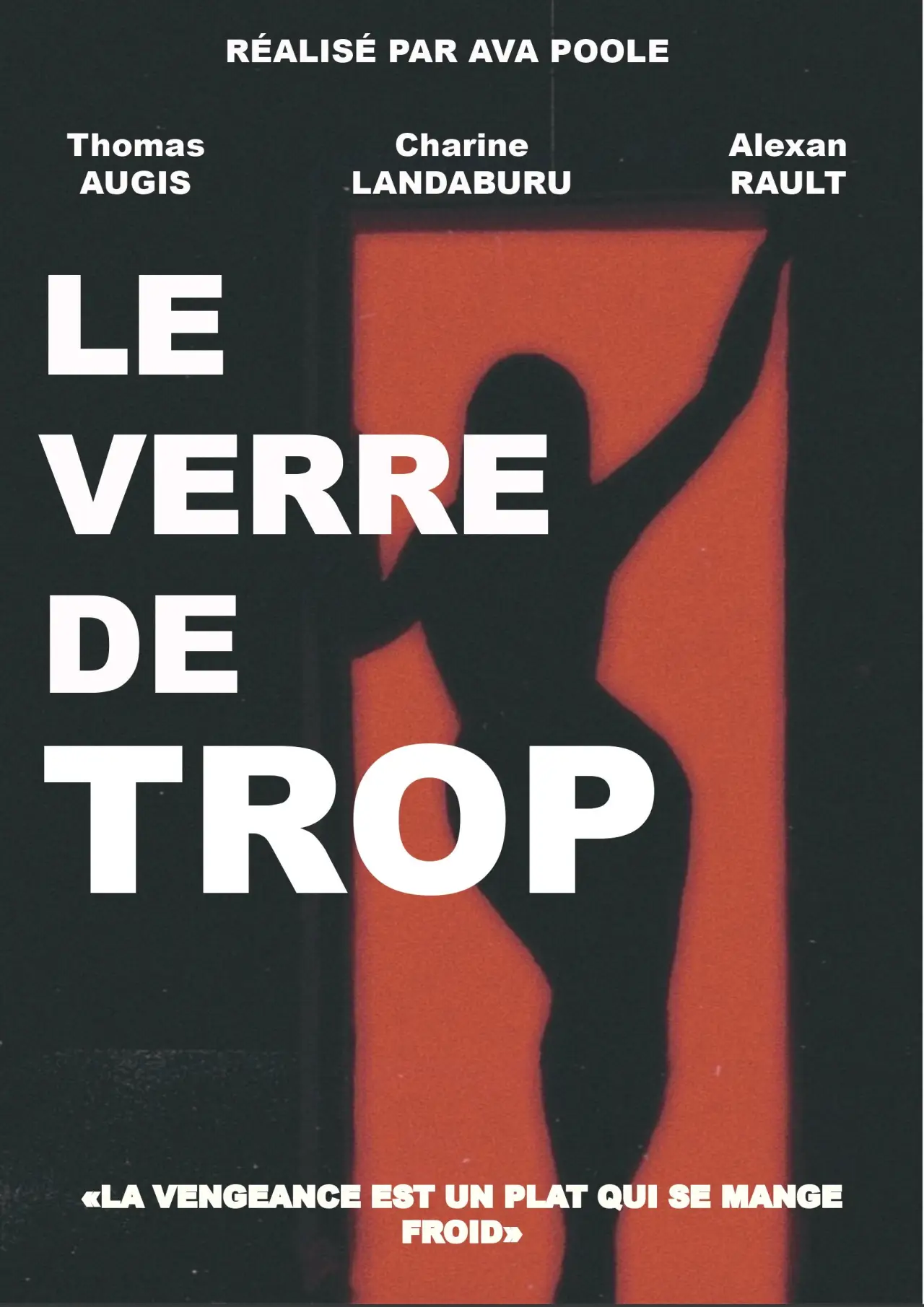 Movie poster "Le verre de trop"