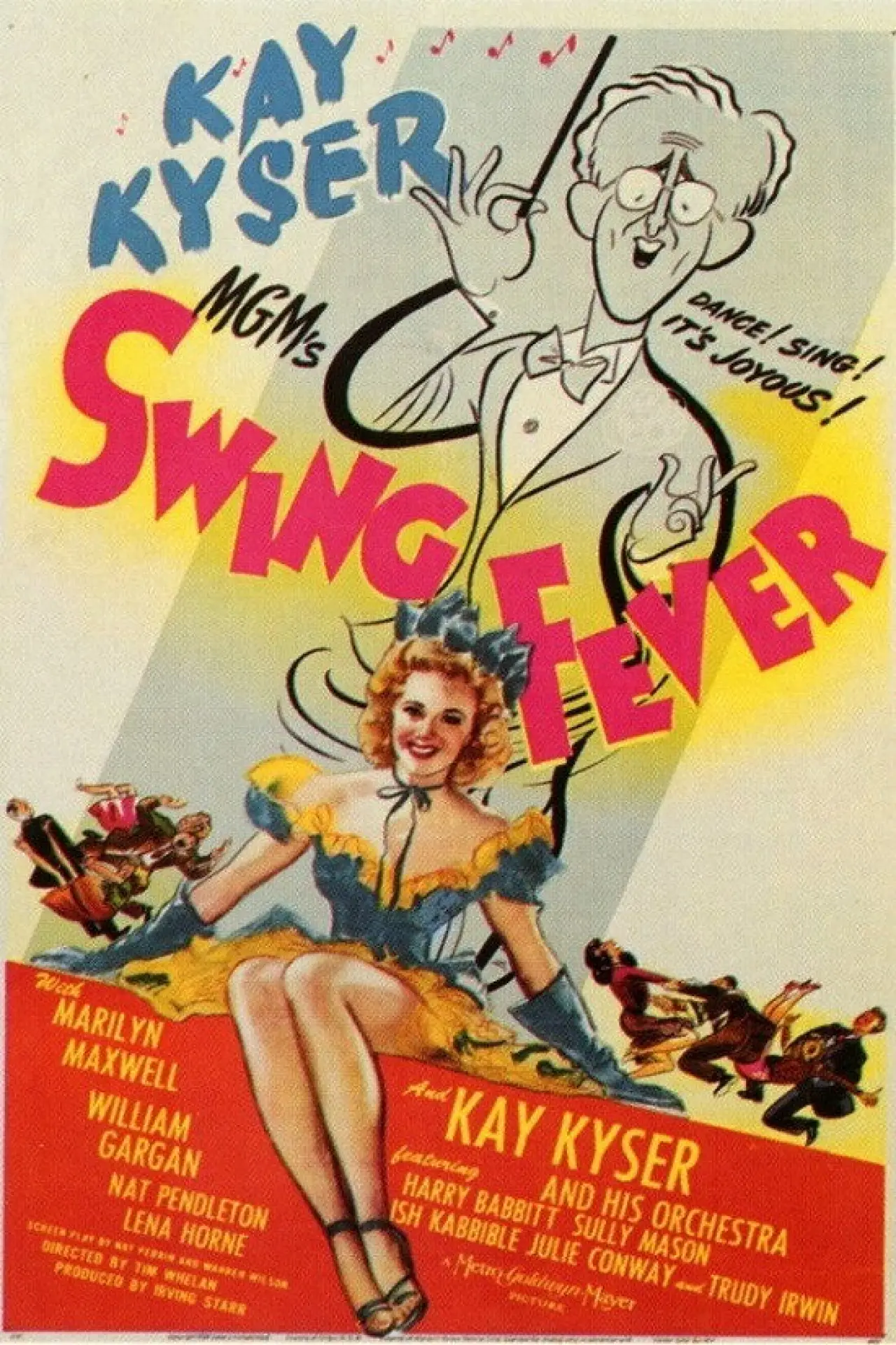 Movie poster "Swing Fever"