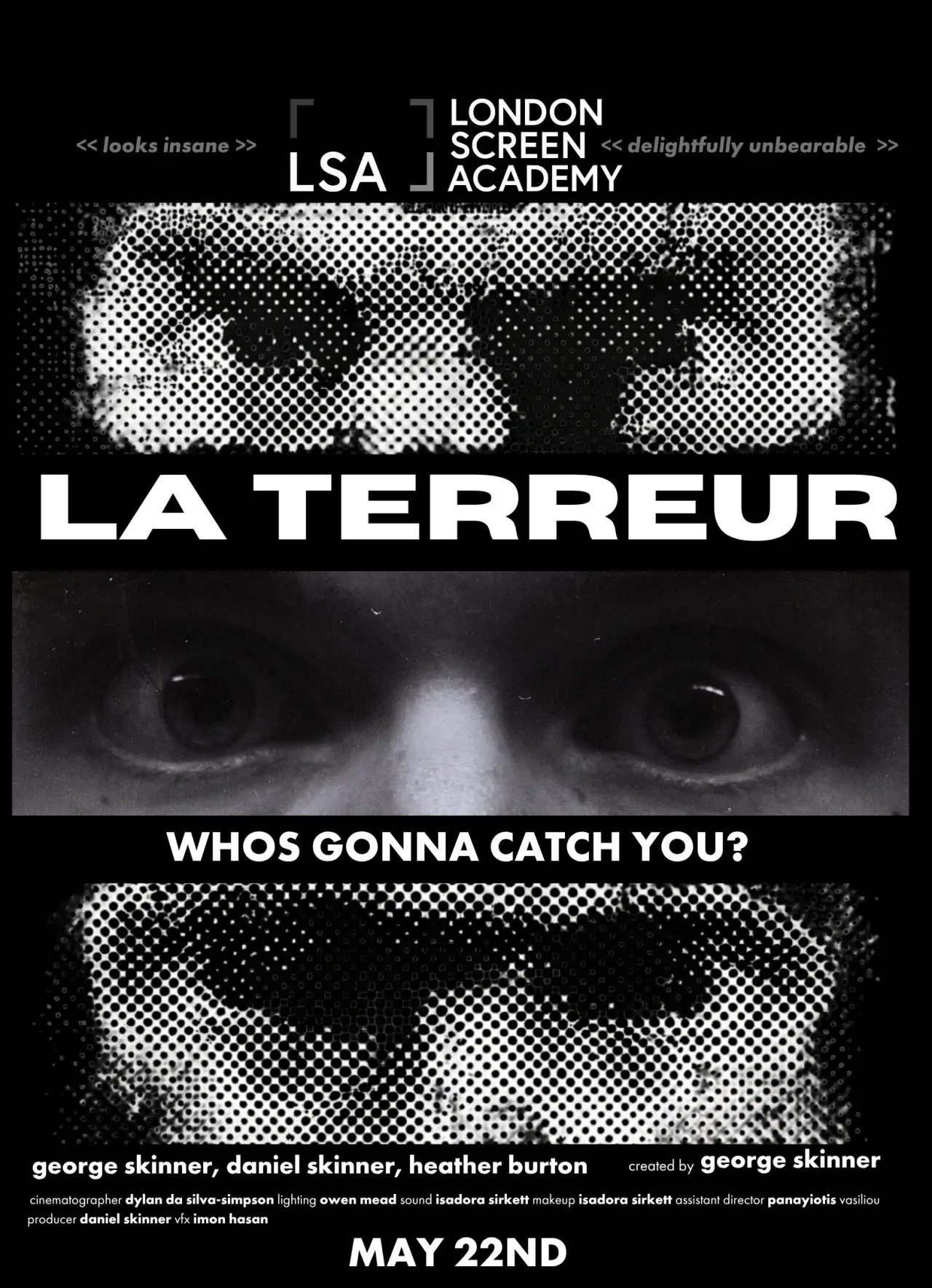 Movie poster "La Terreur"