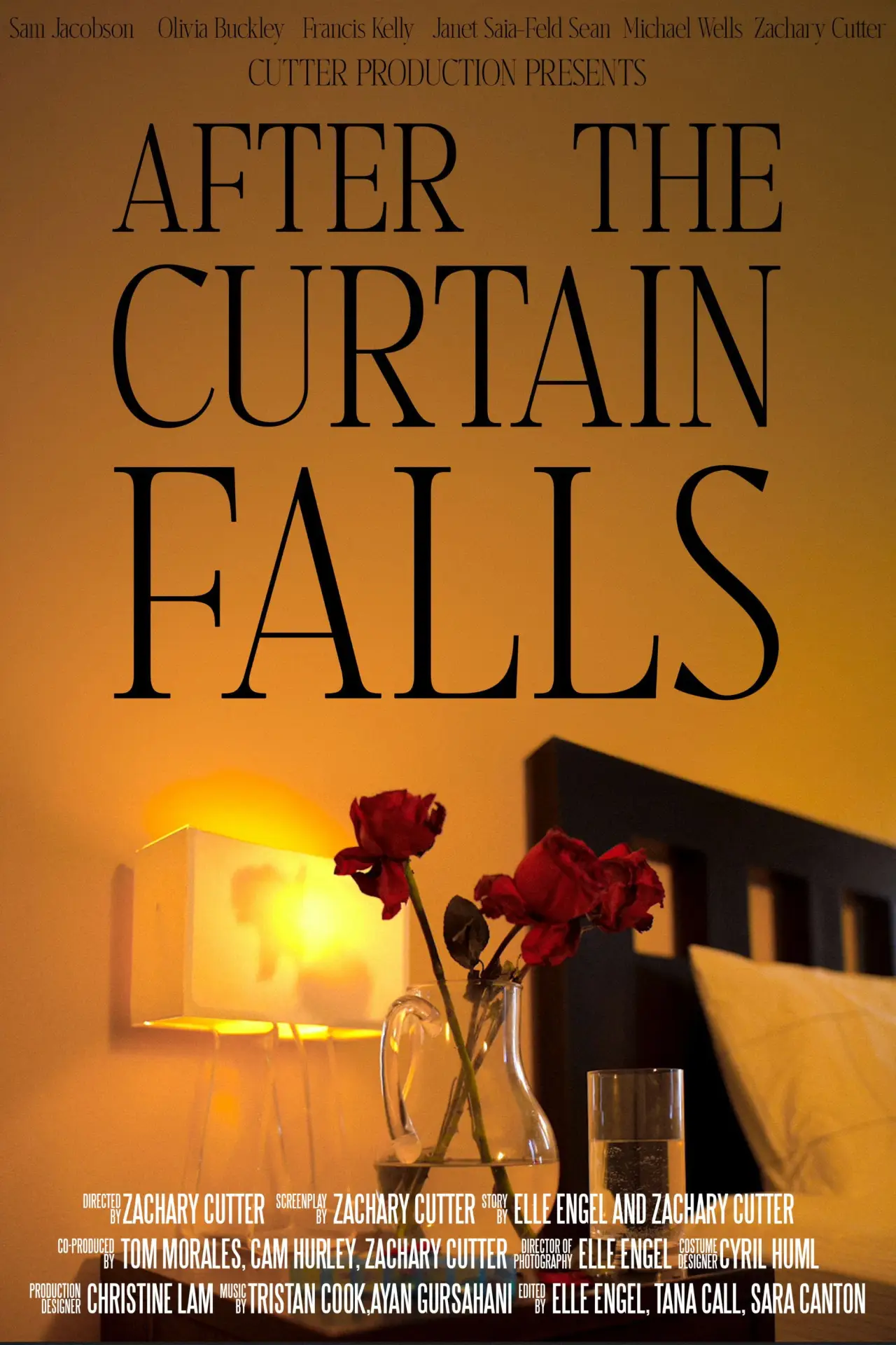 Movie poster "After the Curtain Falls"