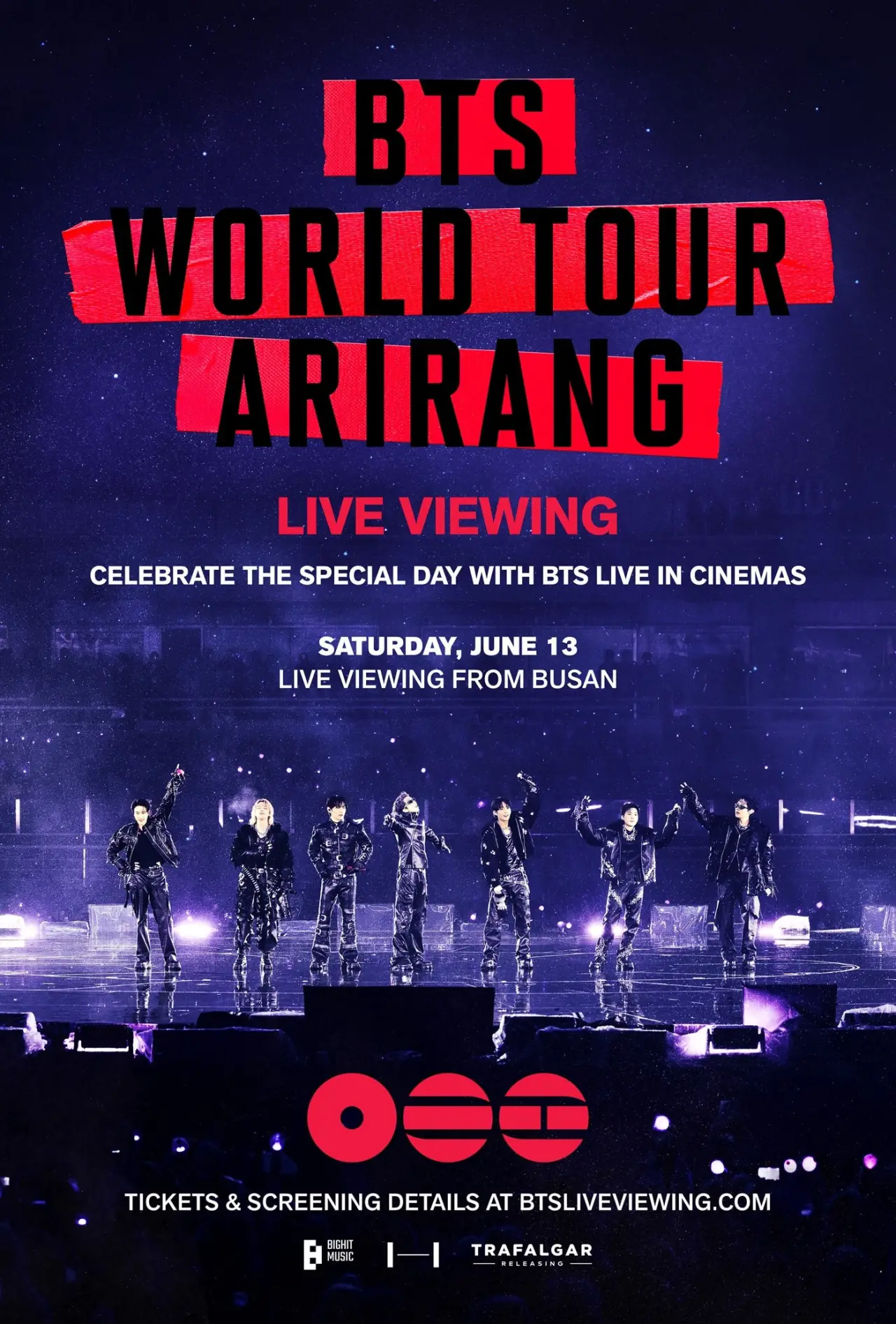 Movie poster "BTS WORLD TOUR [ARIRANG] in Busan"