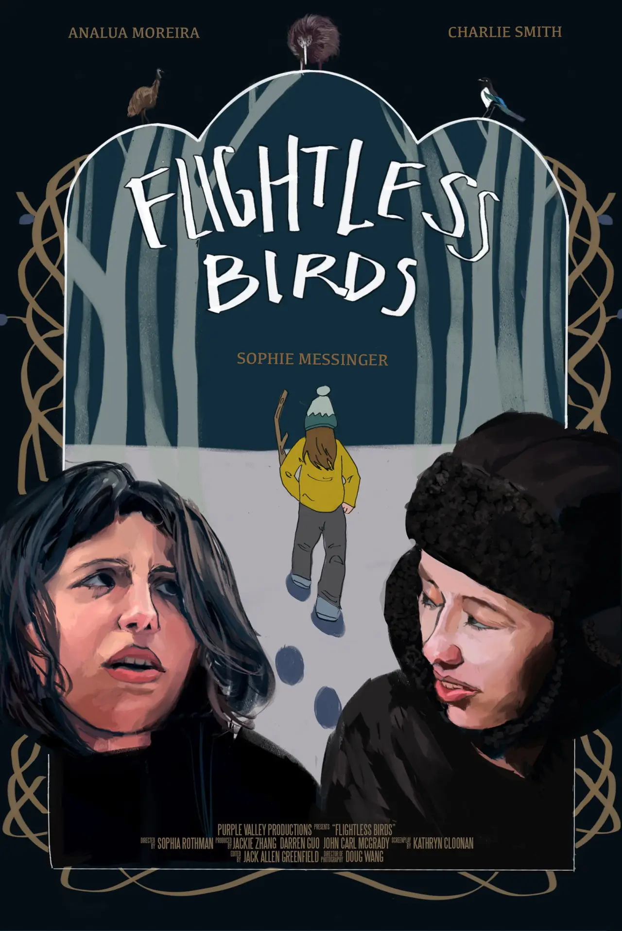 Movie poster "Flightless Birds"
