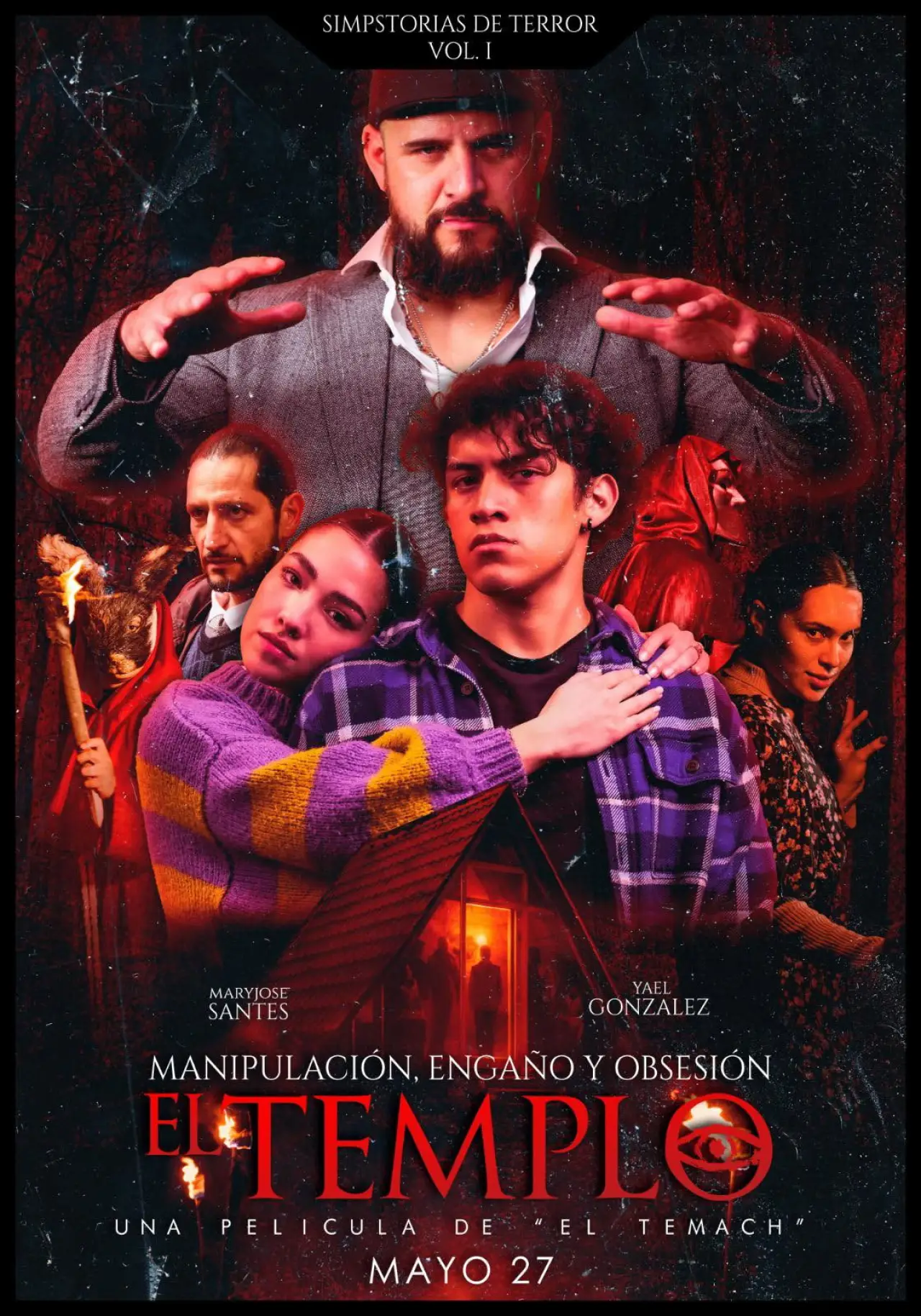 Movie poster "El Templo"