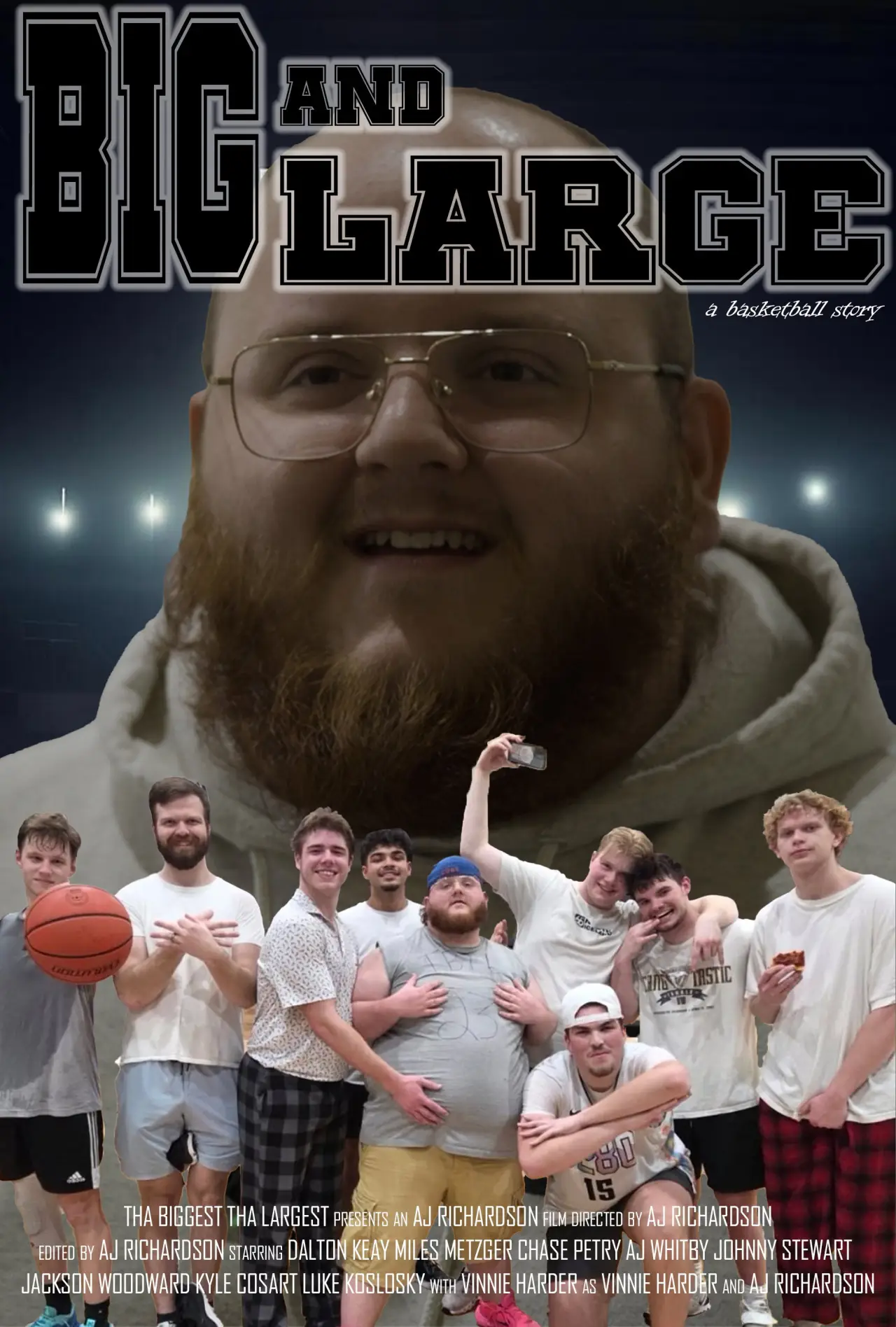 Movie poster "Big and Large: A Basketball Story"