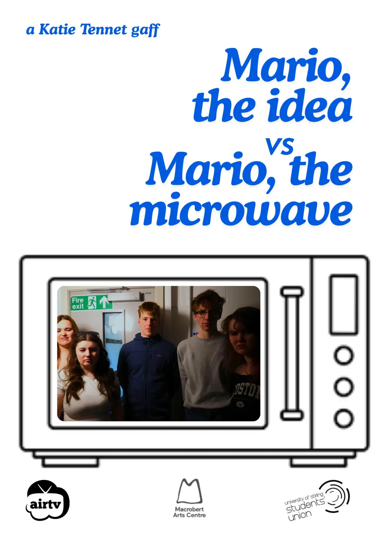 Movie poster "Mario, the Idea vs Mario, the Microwave"