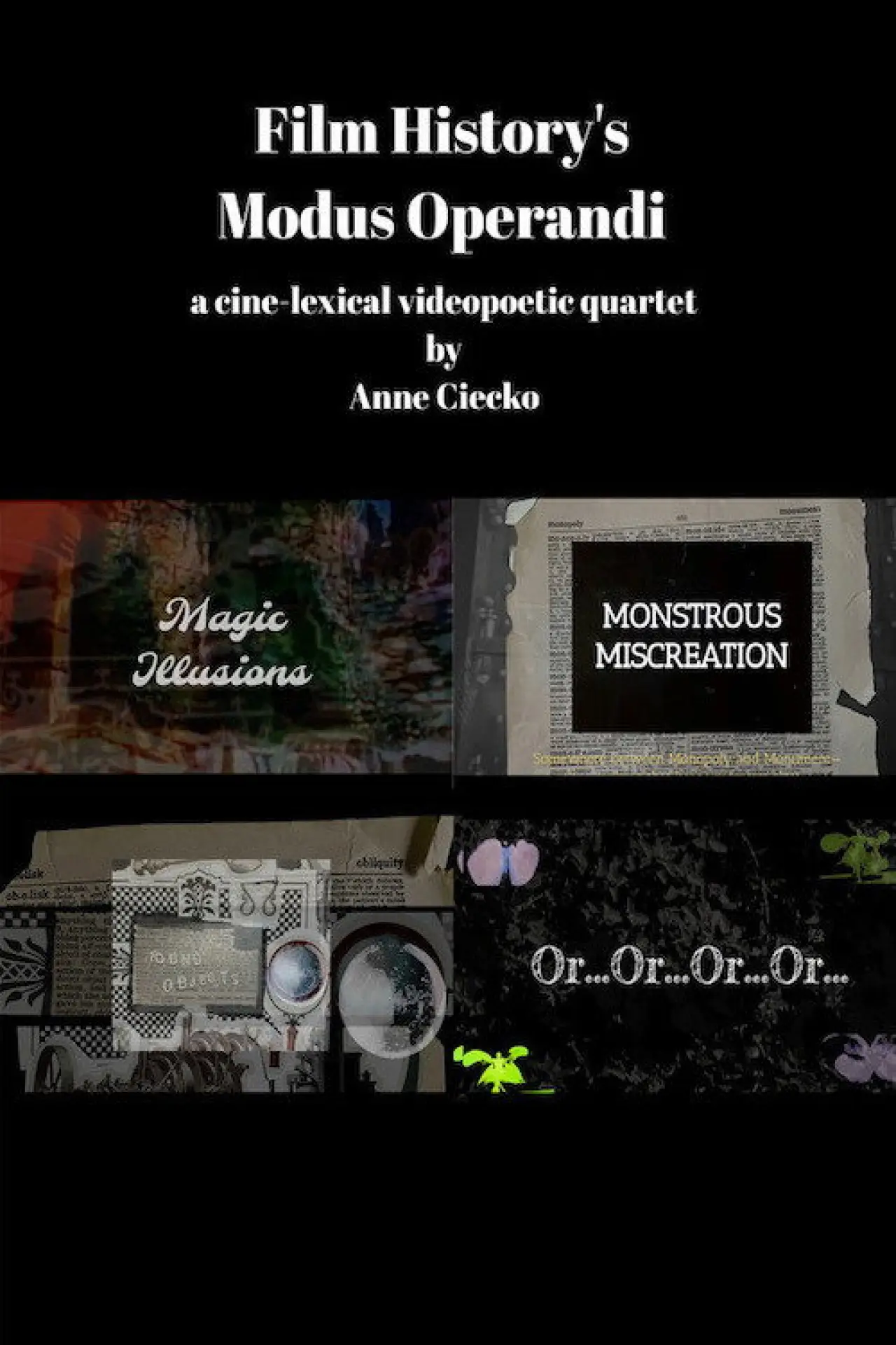 Movie poster "Film History’s Modus Operandi"