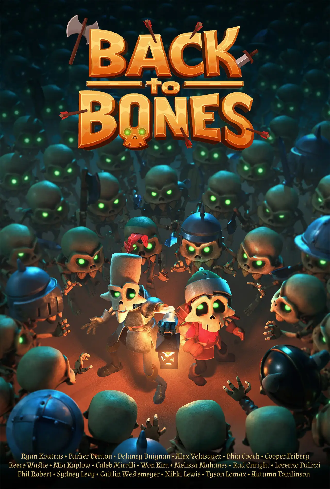 Movie poster "Back to Bones"