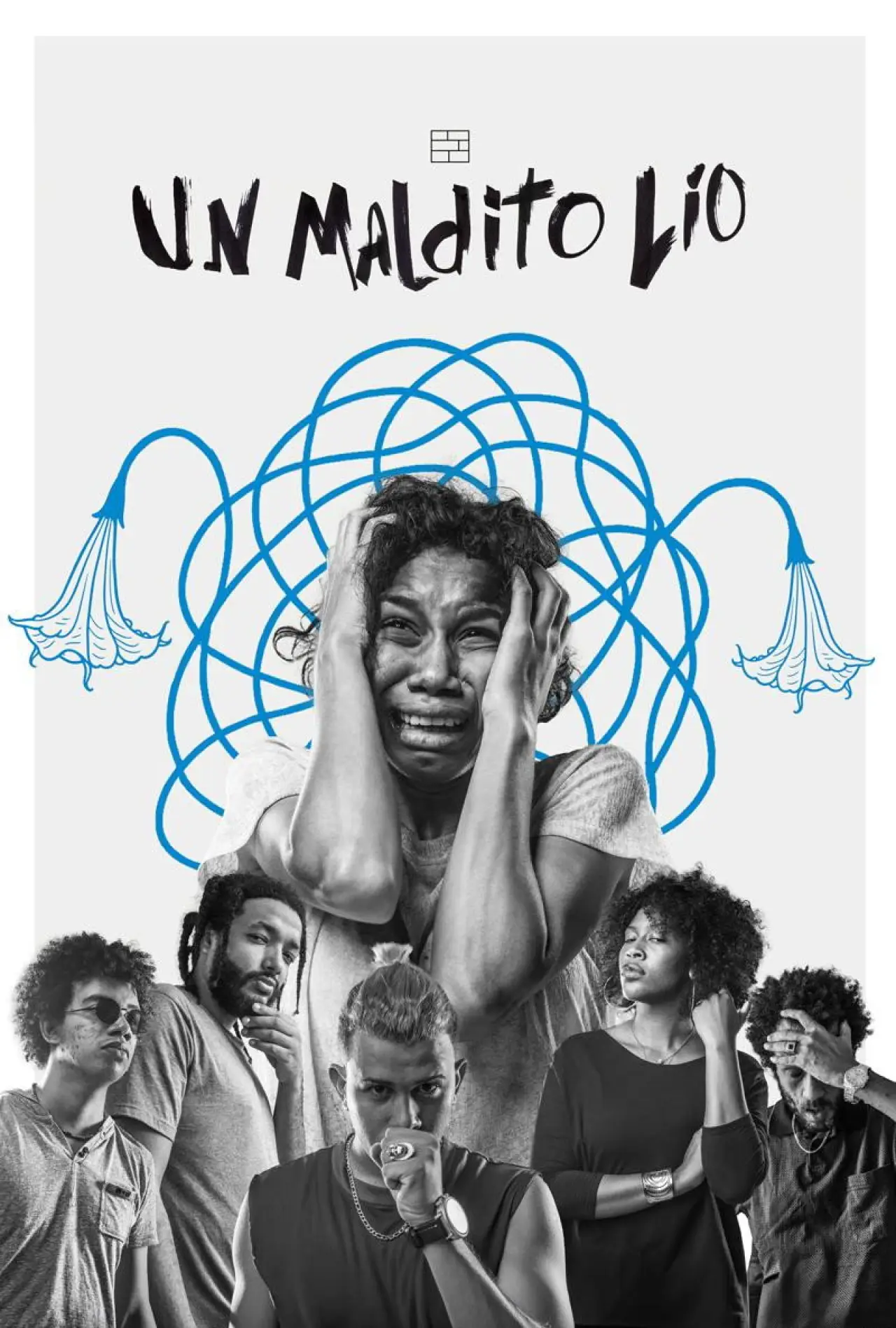 Movie poster "Un Maldito Lío"