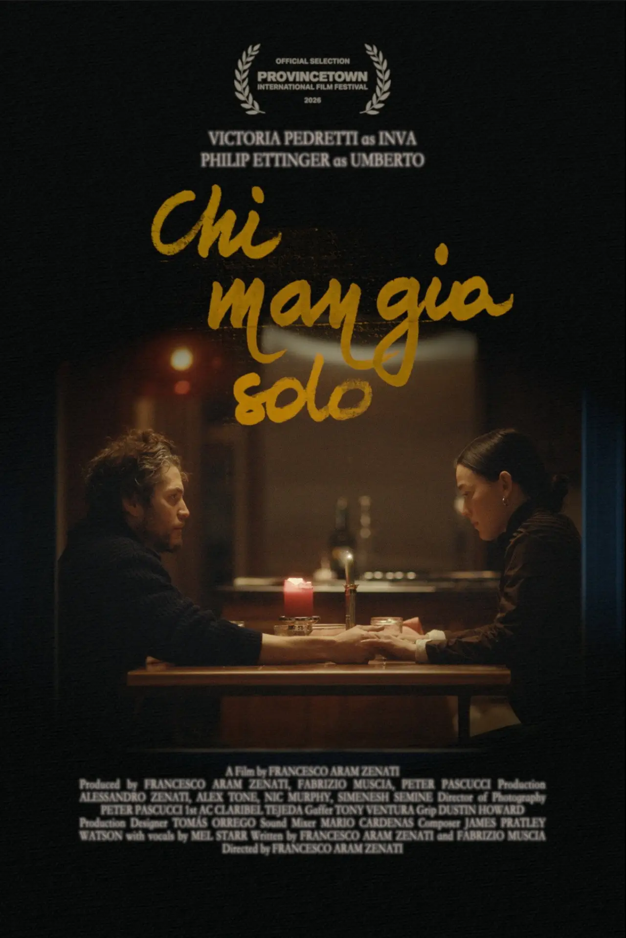 Movie poster "Chi Mangia Solo"