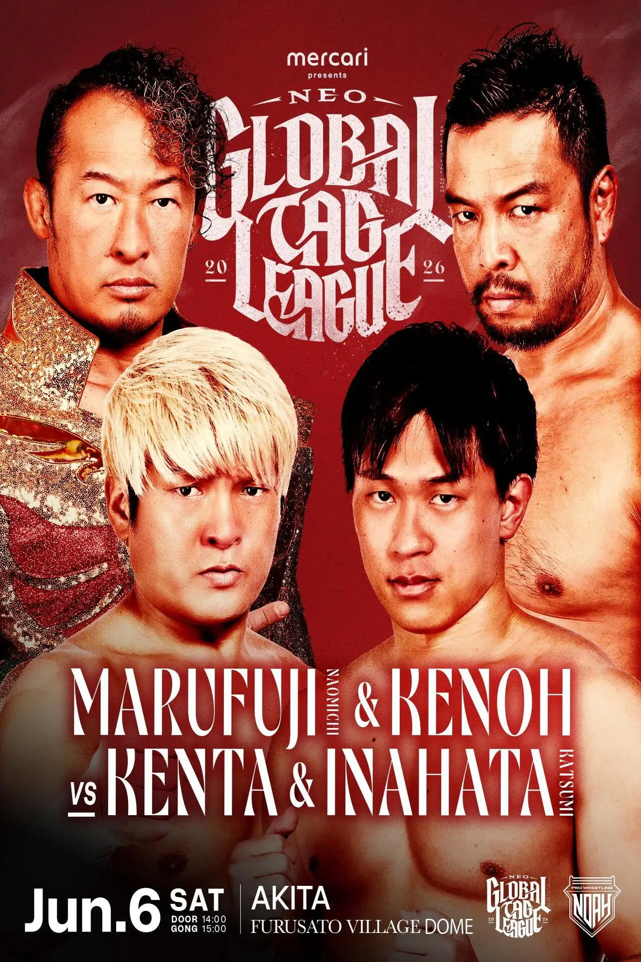 Movie poster "NOAH Neo Global Tag League 2026 ~ Day 9"
