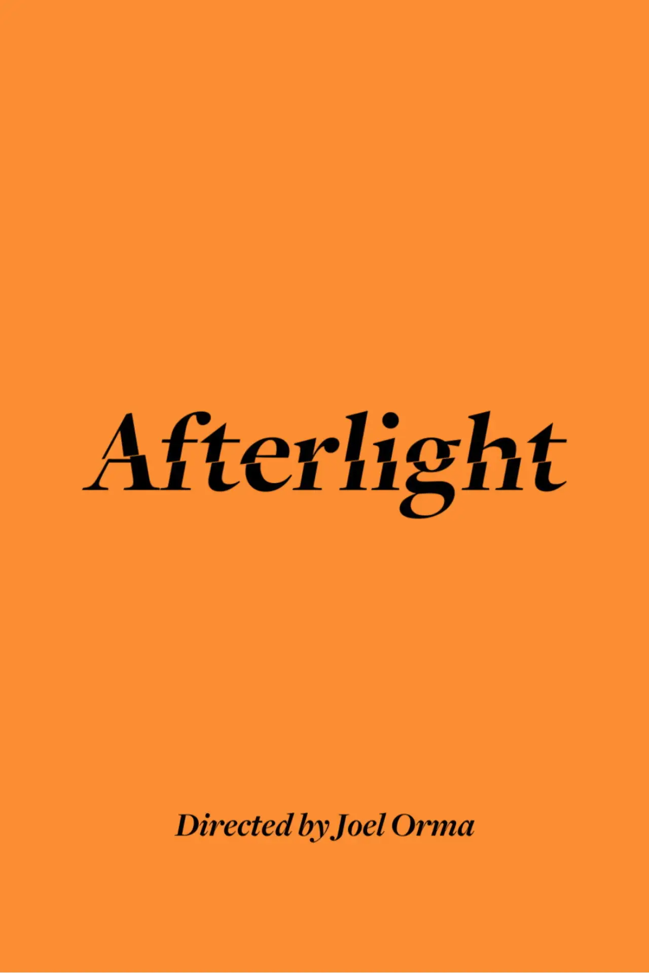 Movie poster "Afterlight"