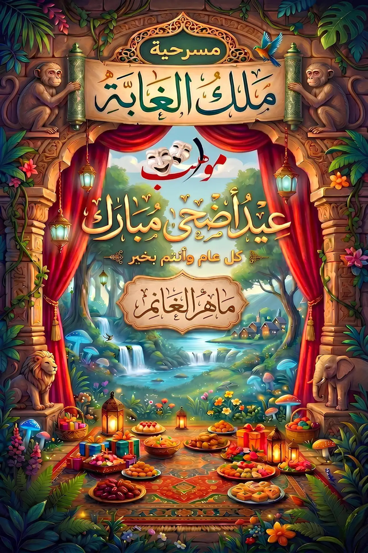 Movie poster "King Of The Forest - Ras Tanura"