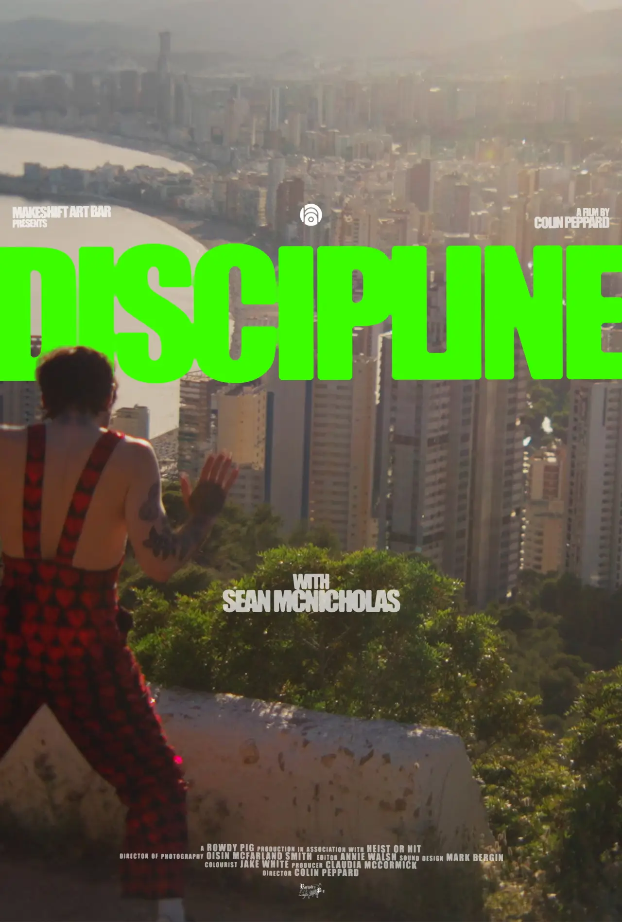 Movie poster "Makeshift Art Bar: Discipline"
