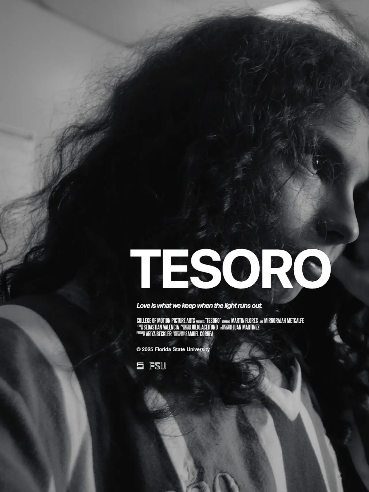 Movie poster "TESORO"