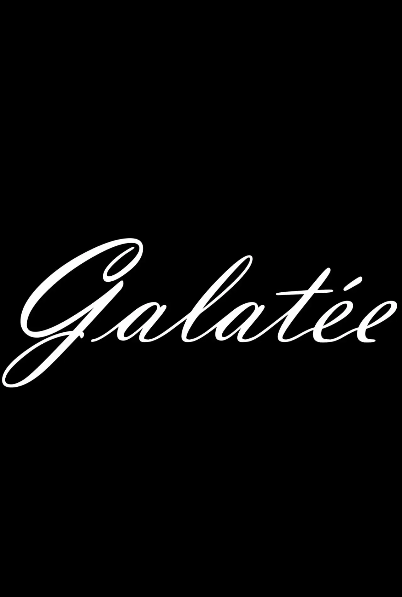 Movie poster "Galatée"