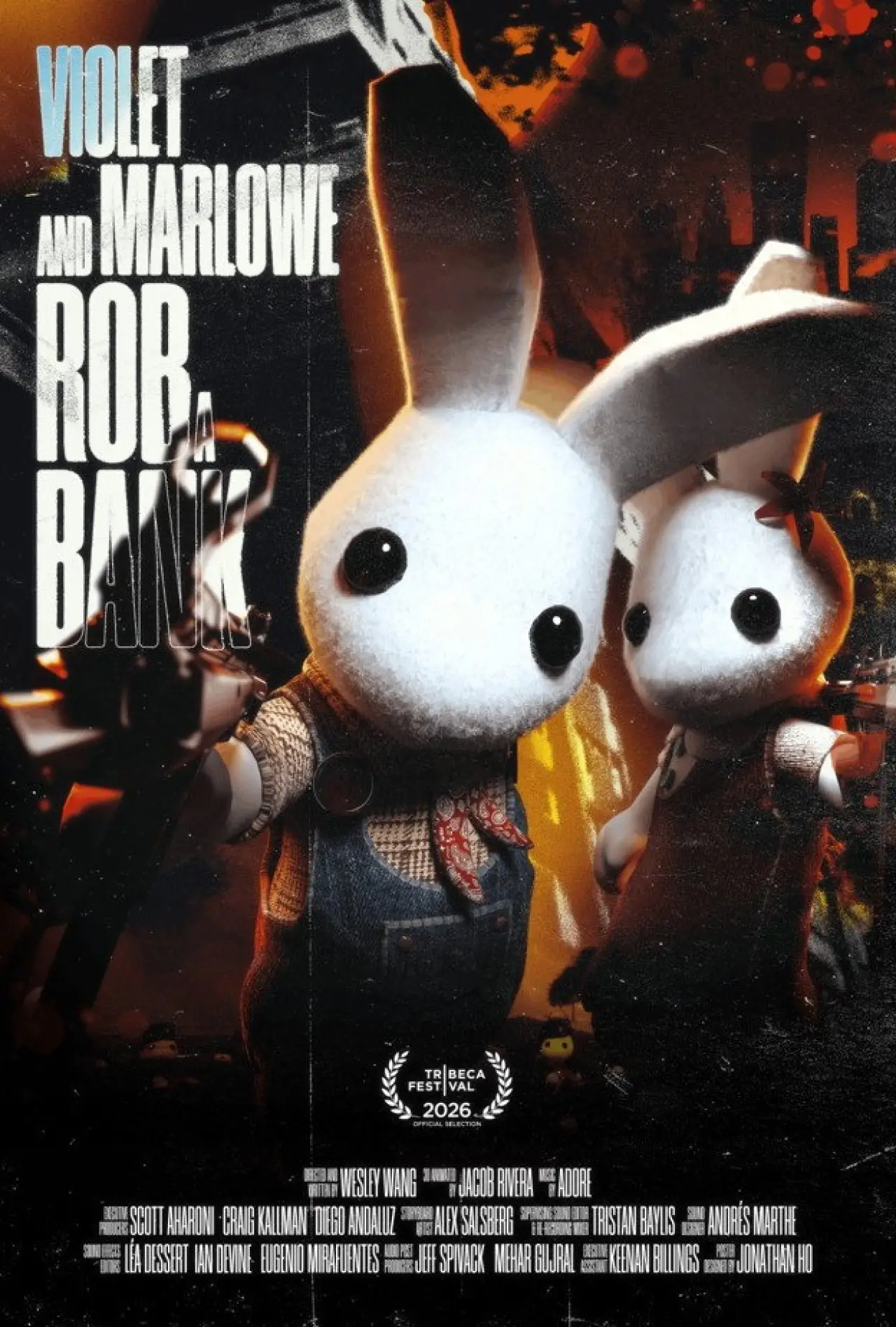 Movie poster "Violet and Marlowe Rob a Bank"