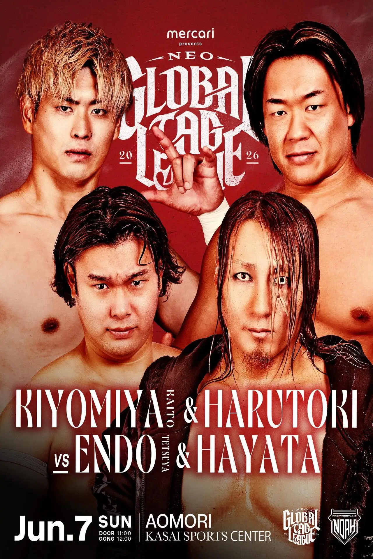 Movie poster "NOAH Neo Global Tag League 2026 ~ Day 10"