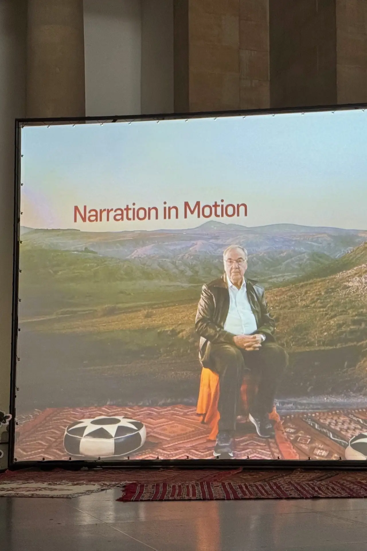 Movie poster "Narration in Motion"