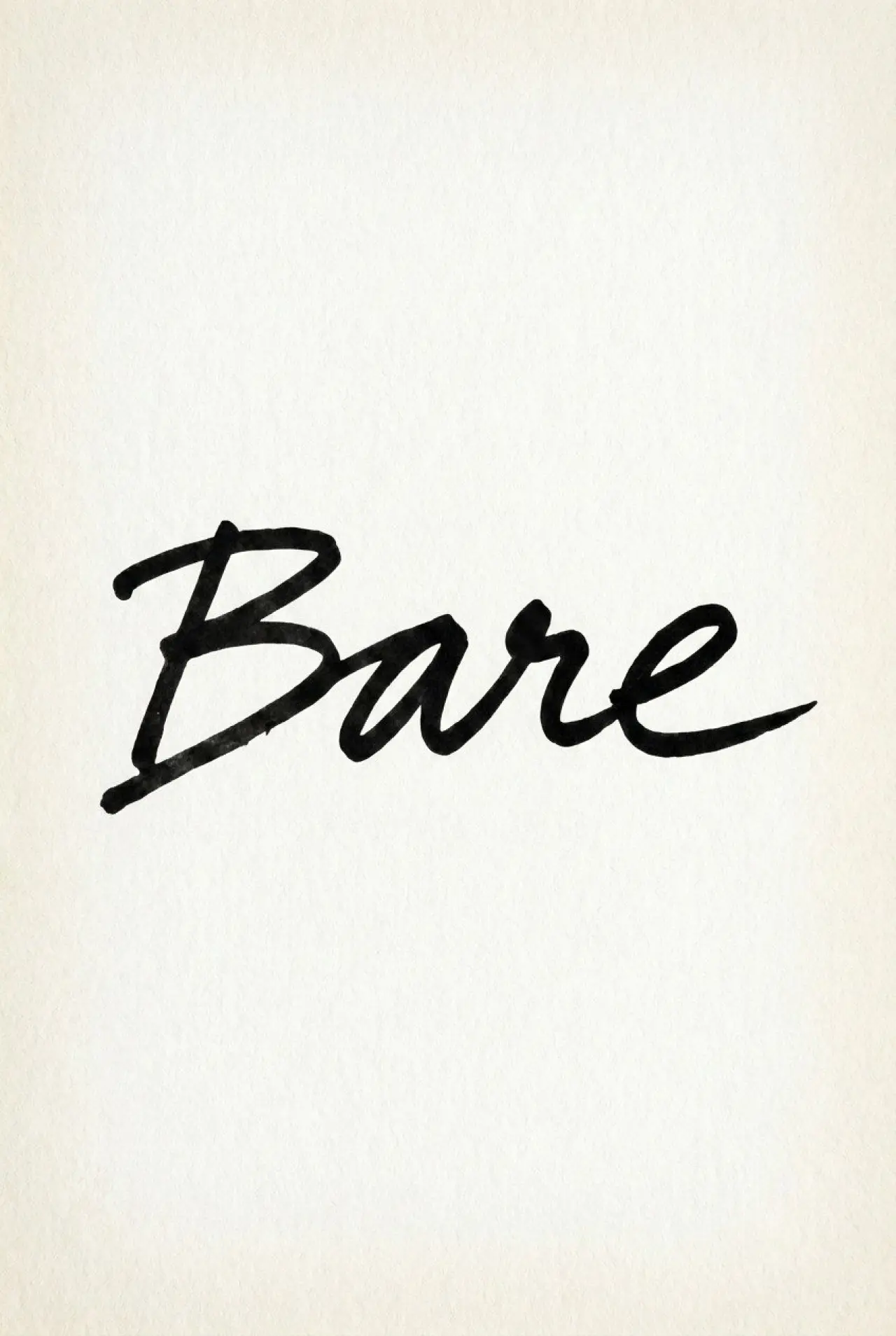 Movie poster "Bare"