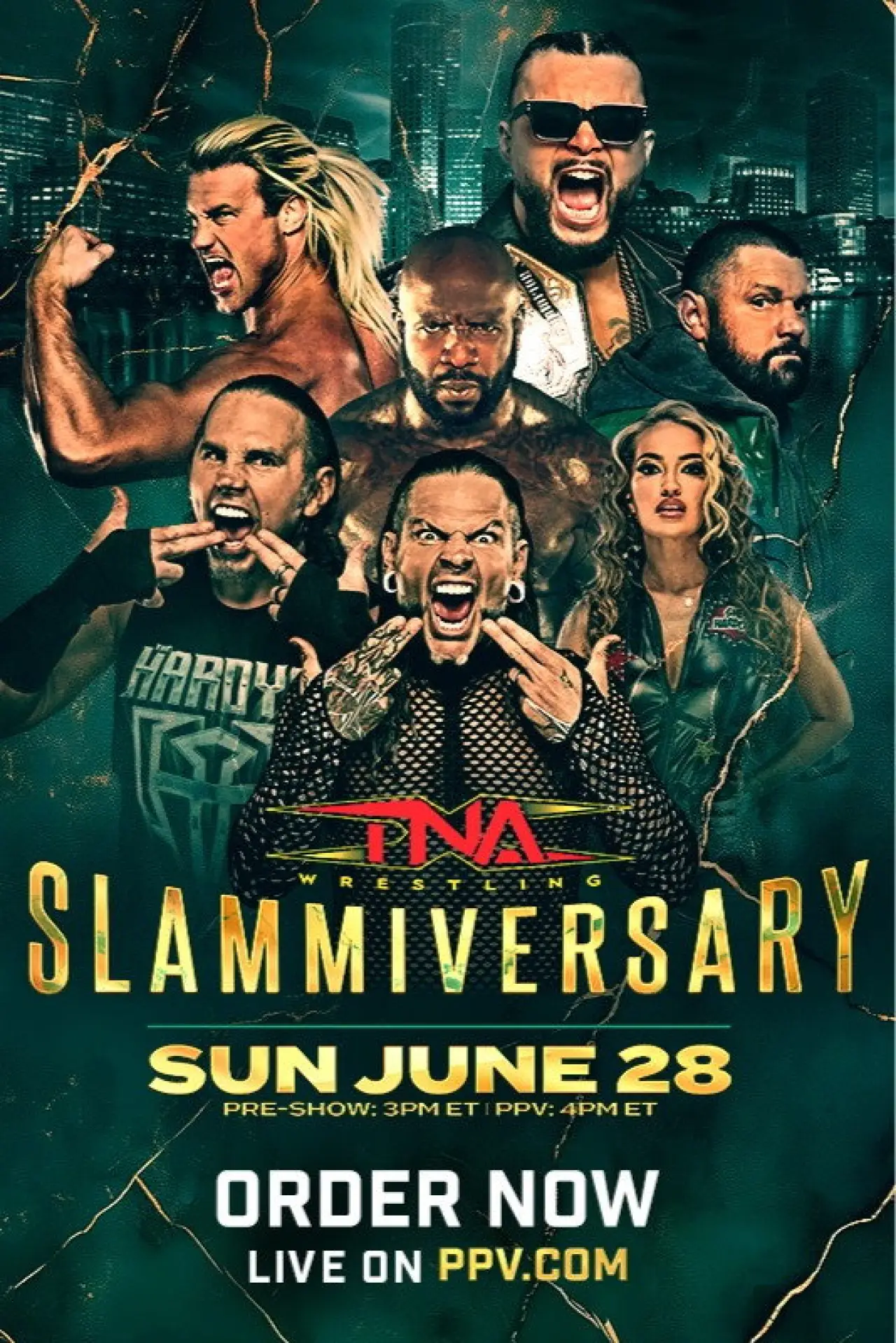 Movie poster "TNA Slammiversary 2026"