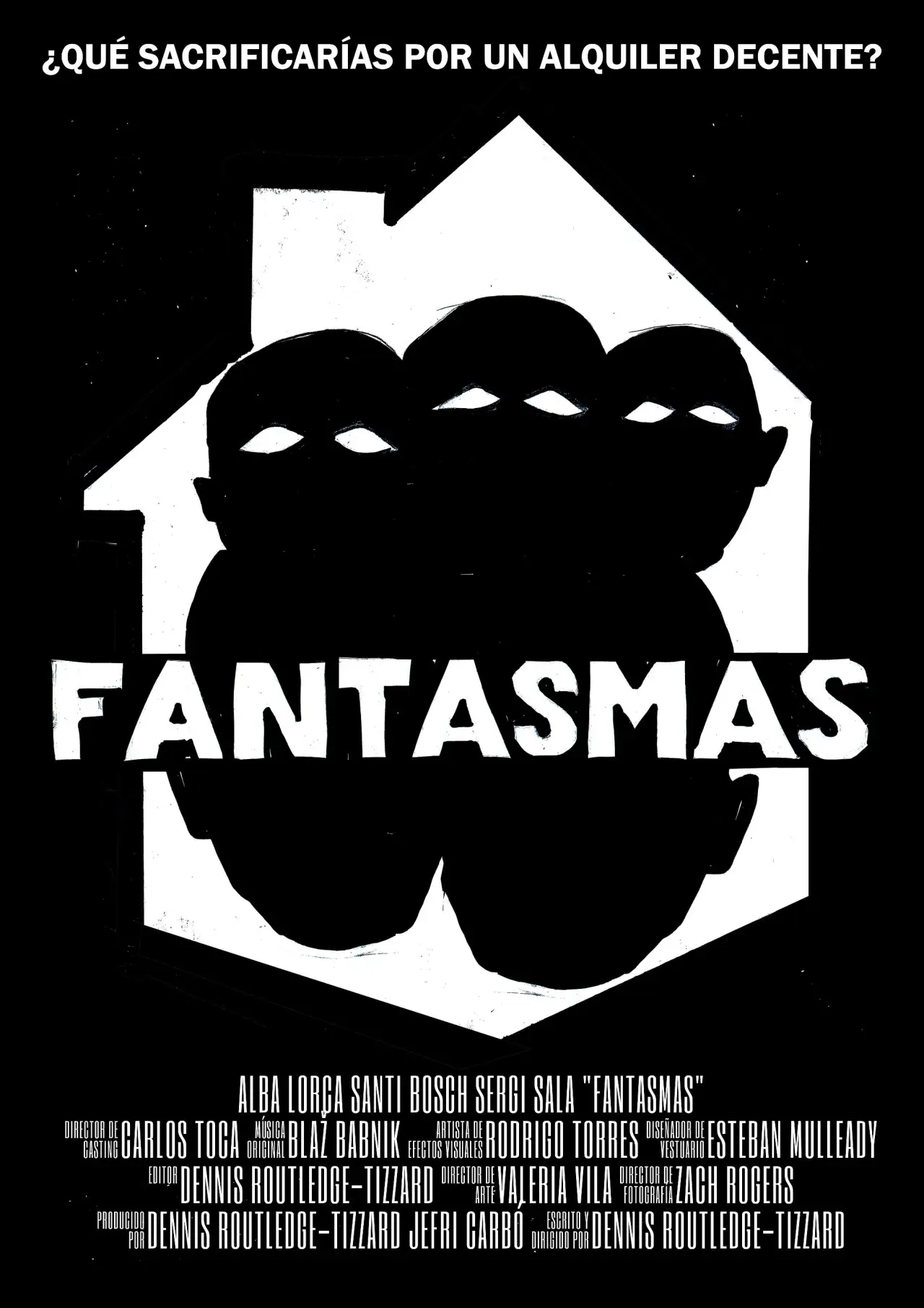 Movie poster "Fantasmas"