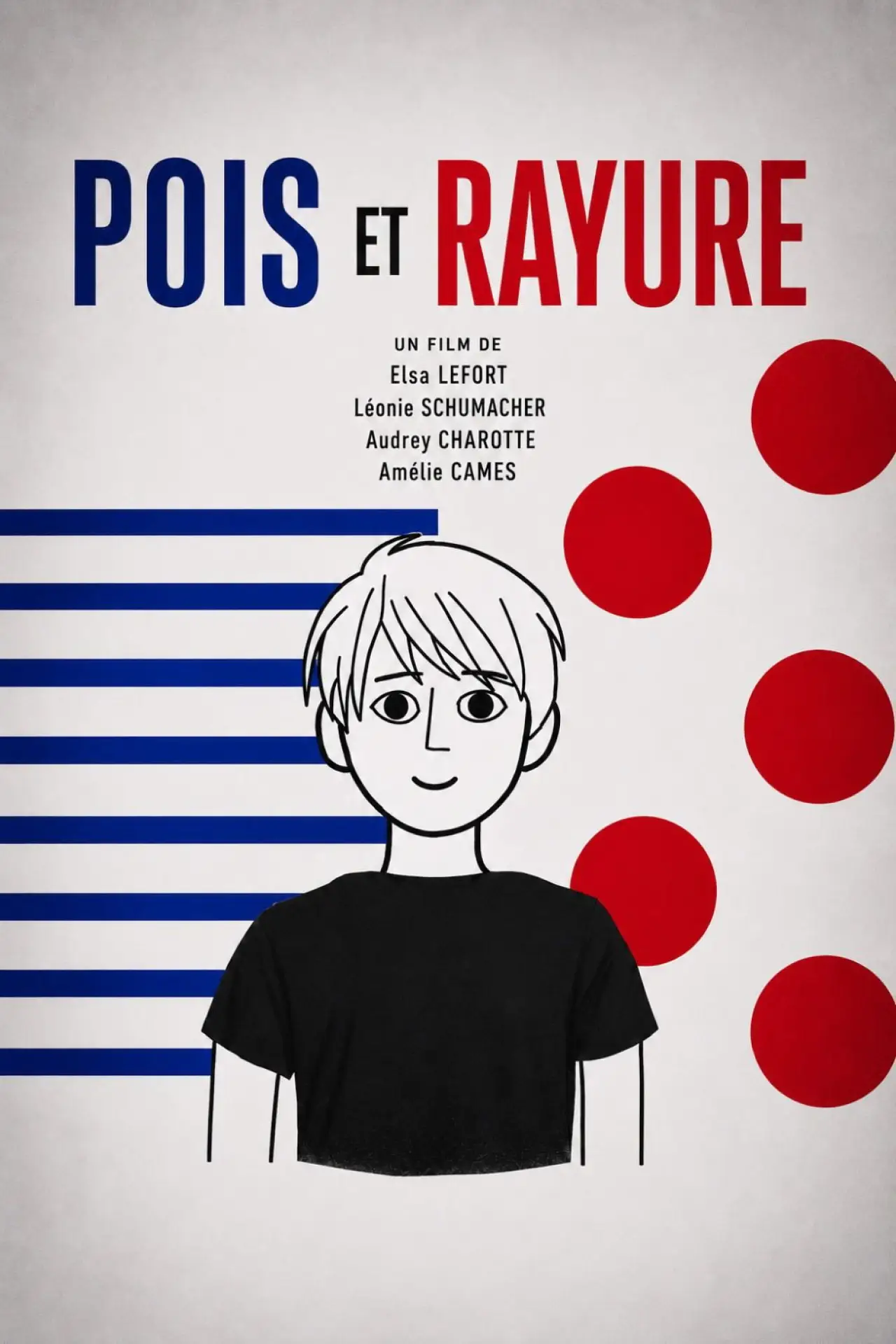 Movie poster "Pois et rayure"