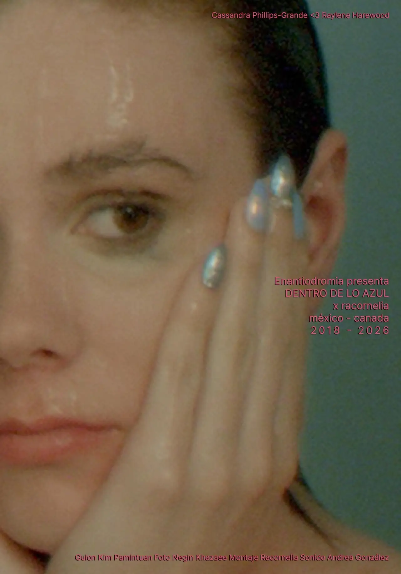 Movie poster "Dentro de lo azul"