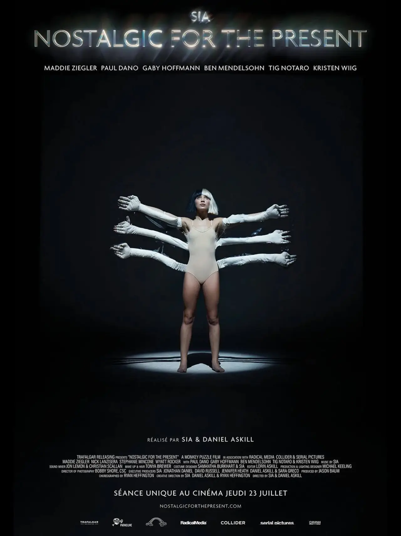Movie poster "Sia: Nostalgic for the Present"