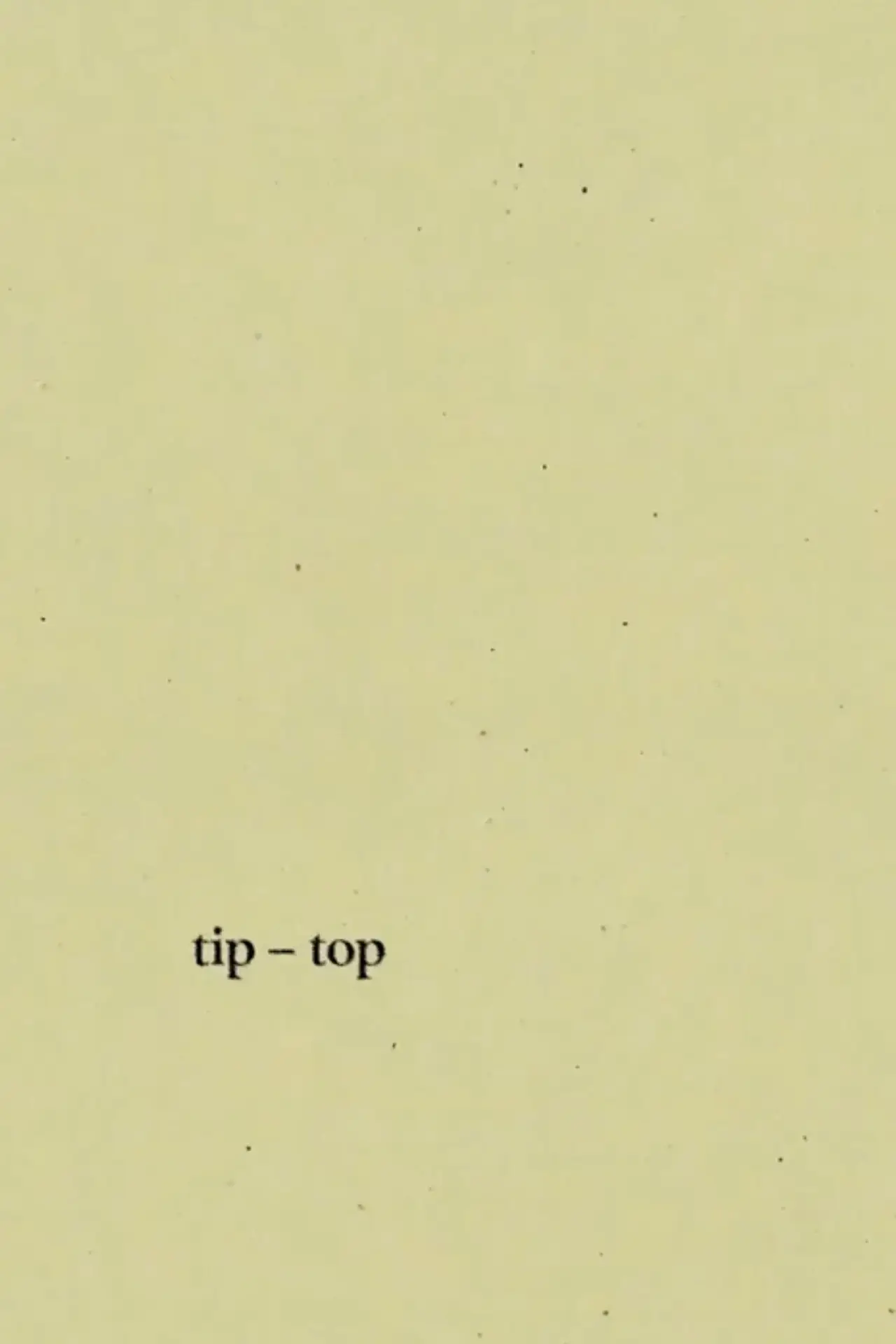 Movie poster "Tip-top"