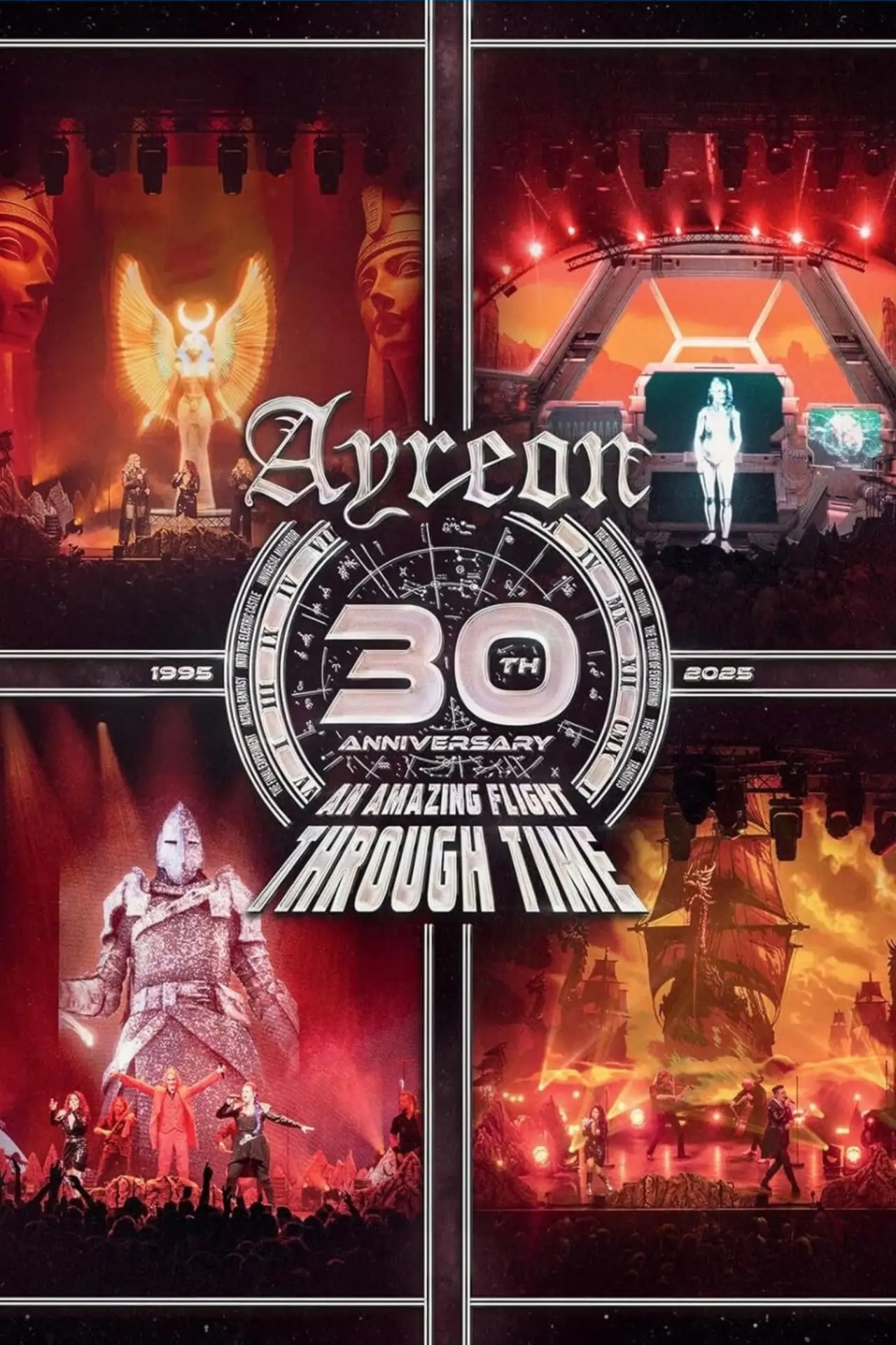 Movie poster "Ayreon: 30th Anniversary - An Amazing Flight Through Time"