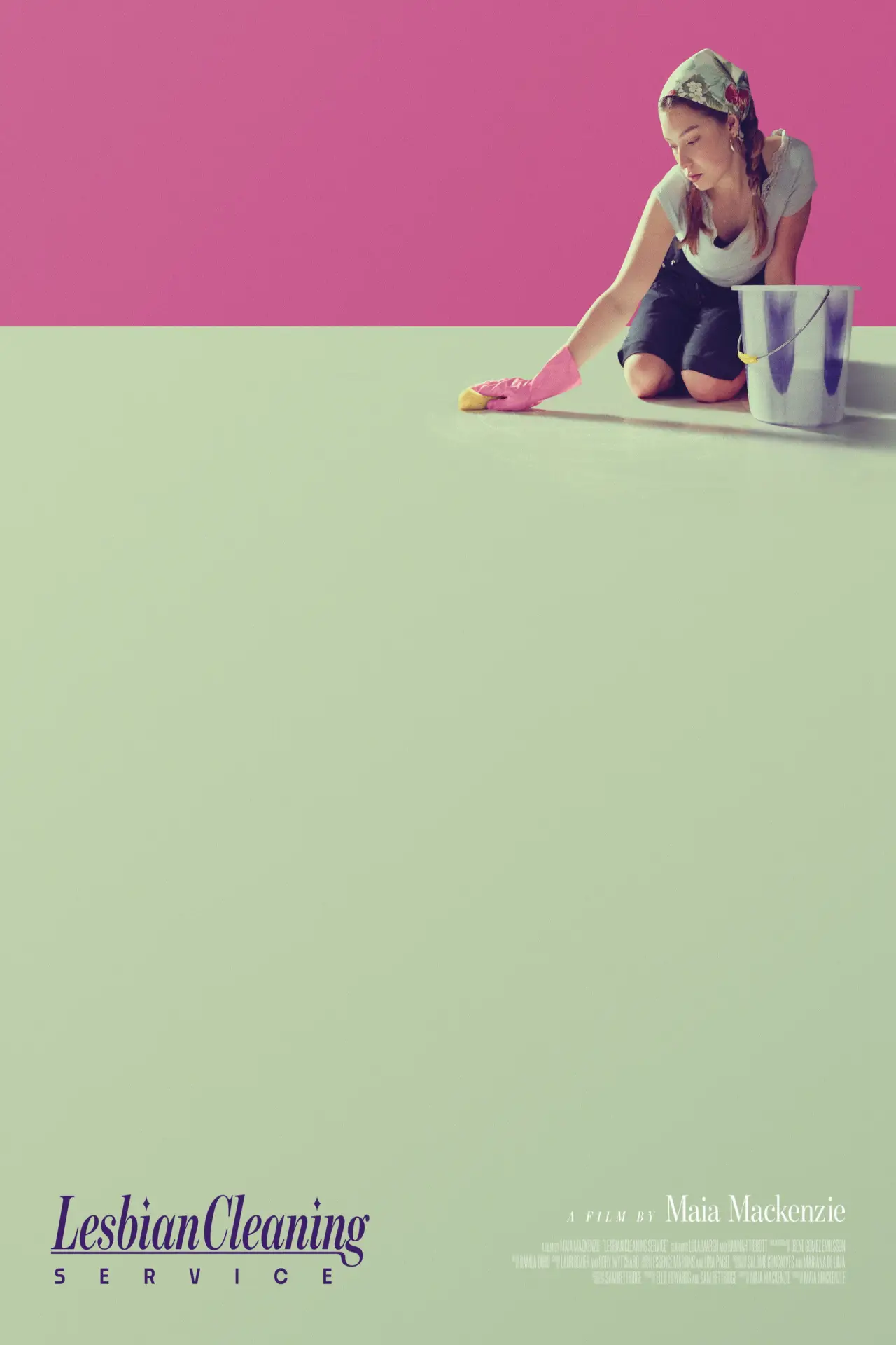 Movie poster "Lesbian Cleaning Service"