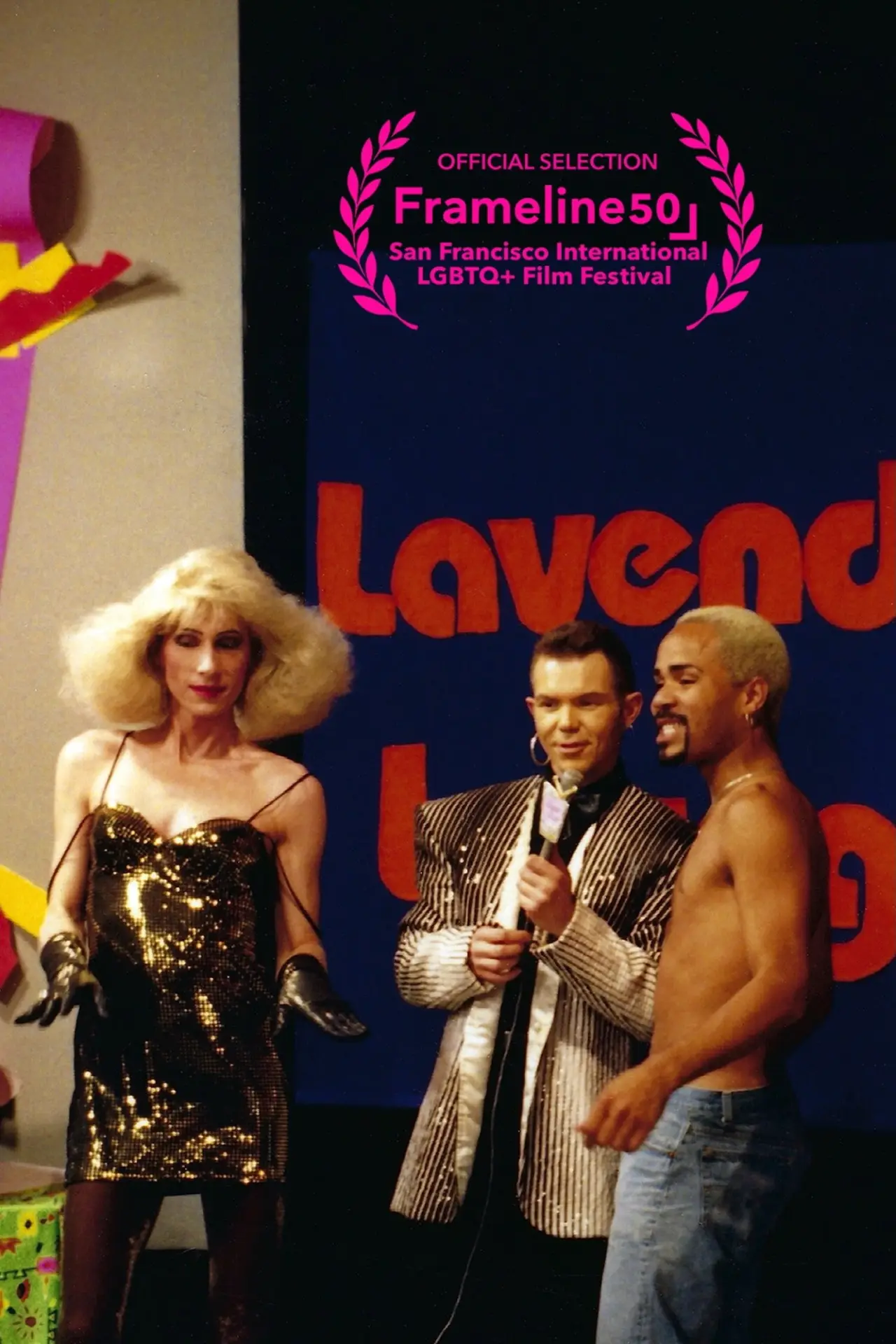 Movie poster "Here, Queer, and On TV"