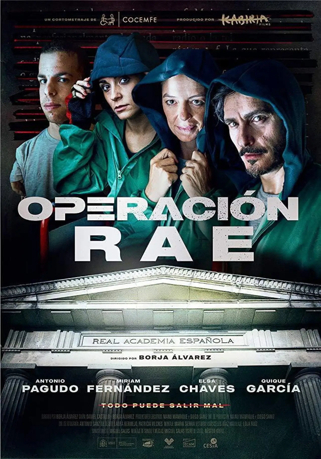 Movie poster "Operación RAE"