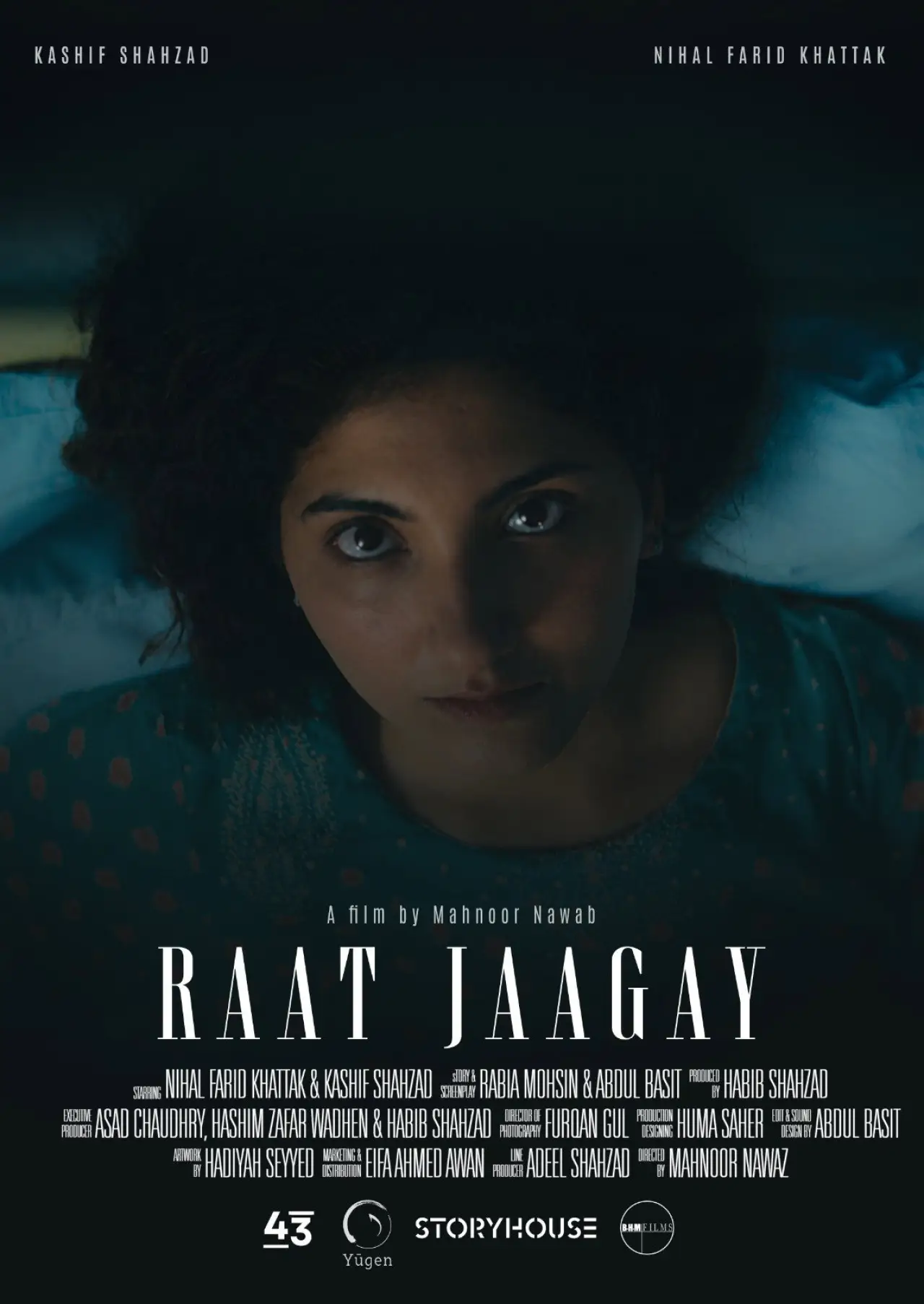 Movie poster "Raat Jaagay"