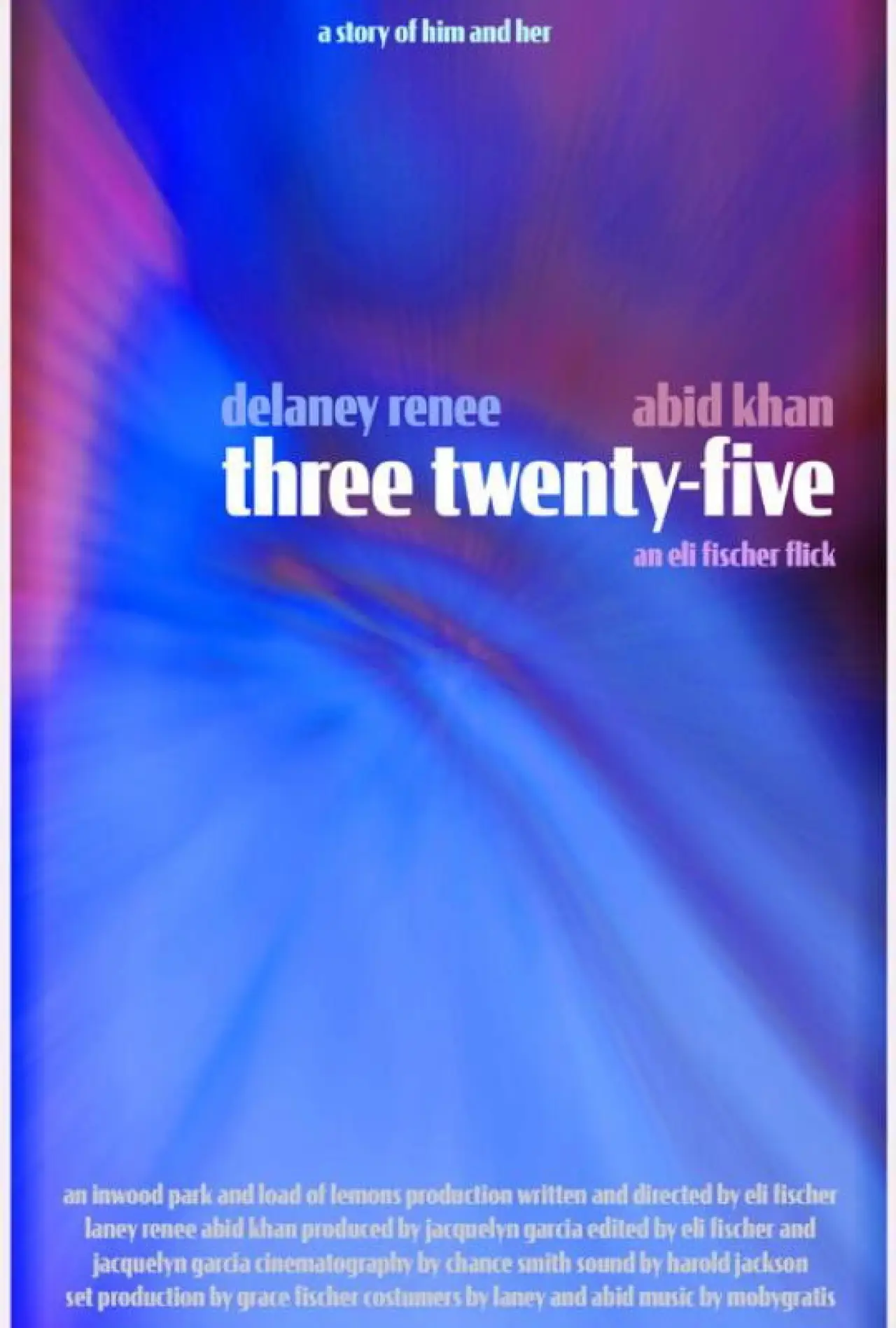 Movie poster "three twenty-five"