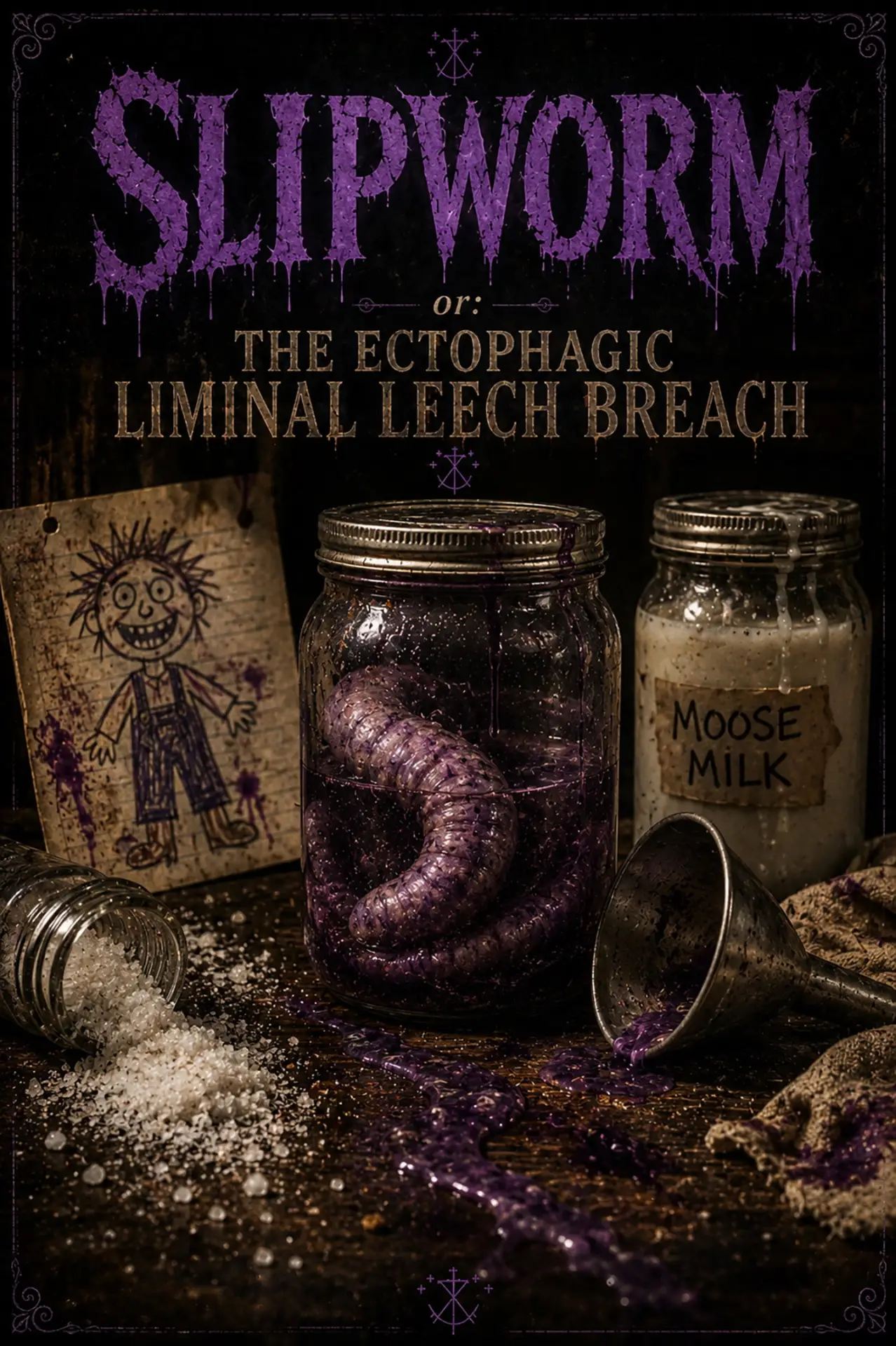 Movie poster "Slipworm or: The Ectophagic Liminal Leech Breach"